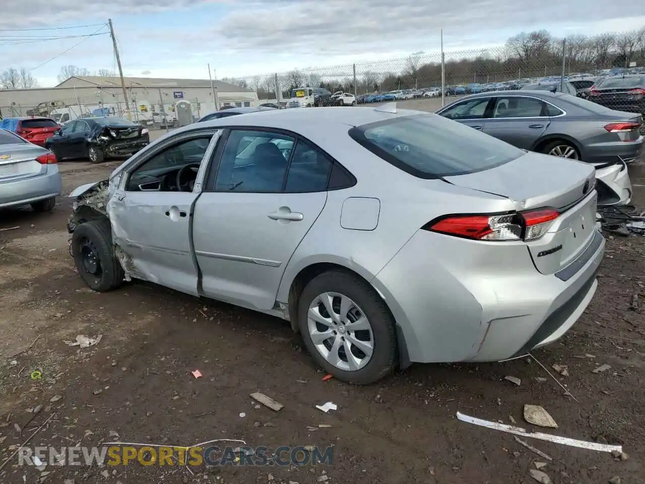 2 Photograph of a damaged car 5YFEPRAE1LP143744 TOYOTA COROLLA 2020