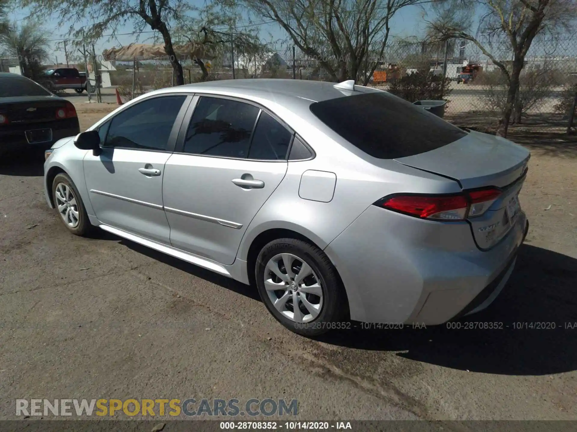 3 Photograph of a damaged car 5YFEPRAE1LP146417 TOYOTA COROLLA 2020