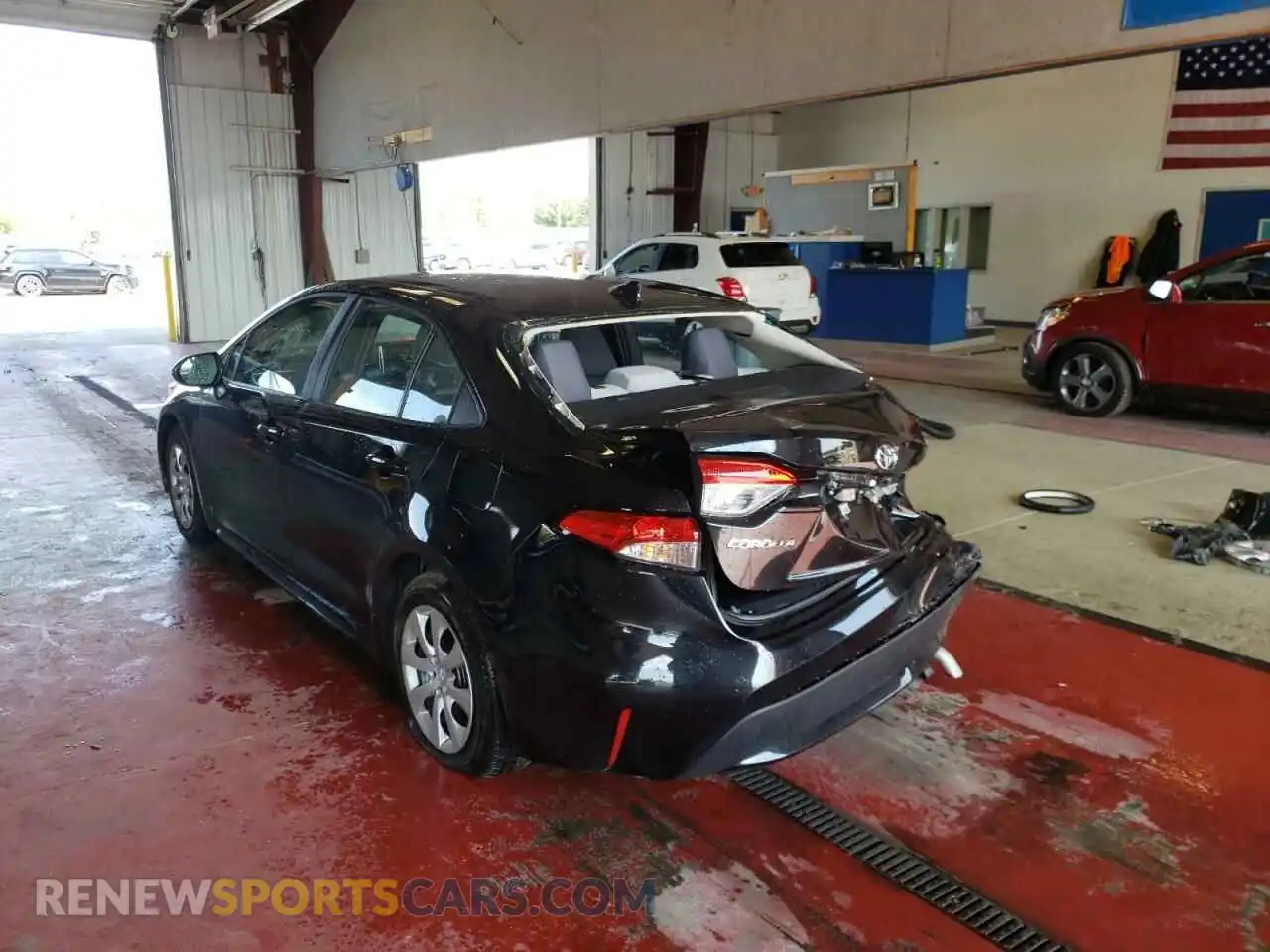 3 Photograph of a damaged car 5YFEPRAE2LP006599 TOYOTA COROLLA 2020