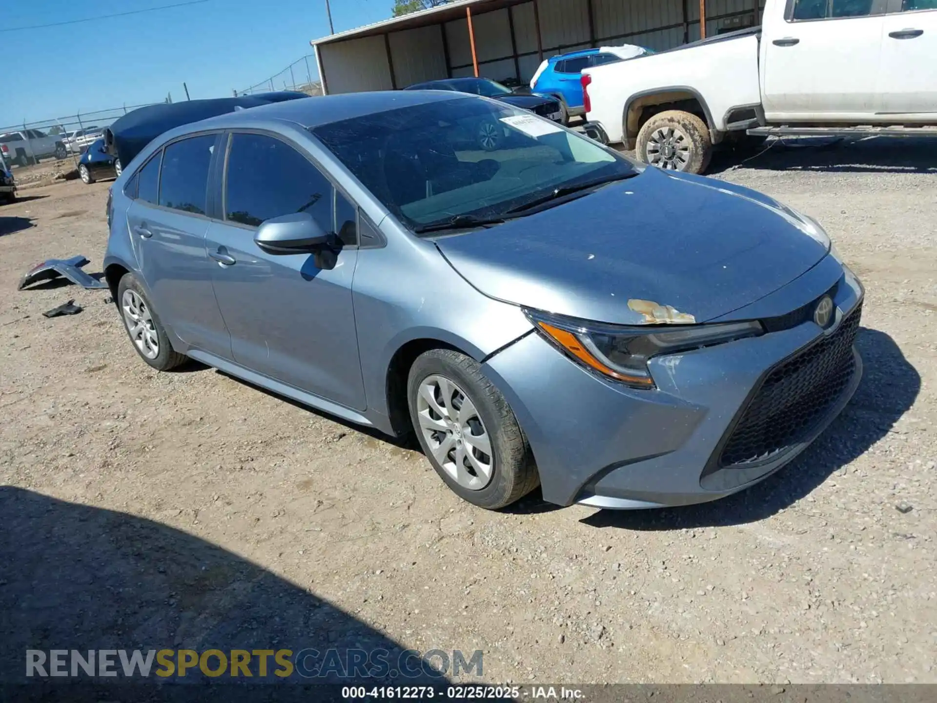 1 Photograph of a damaged car 5YFEPRAE2LP009843 TOYOTA COROLLA 2020