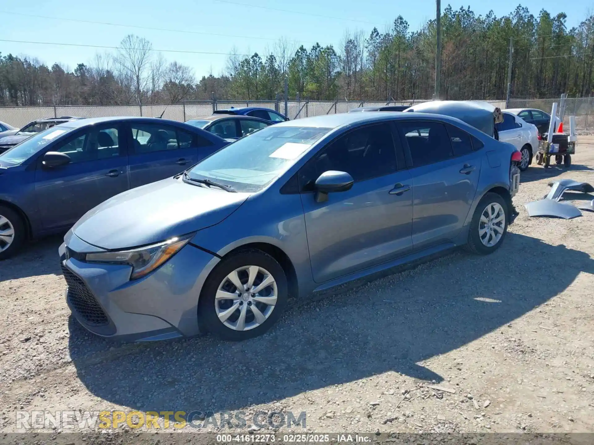 2 Photograph of a damaged car 5YFEPRAE2LP009843 TOYOTA COROLLA 2020