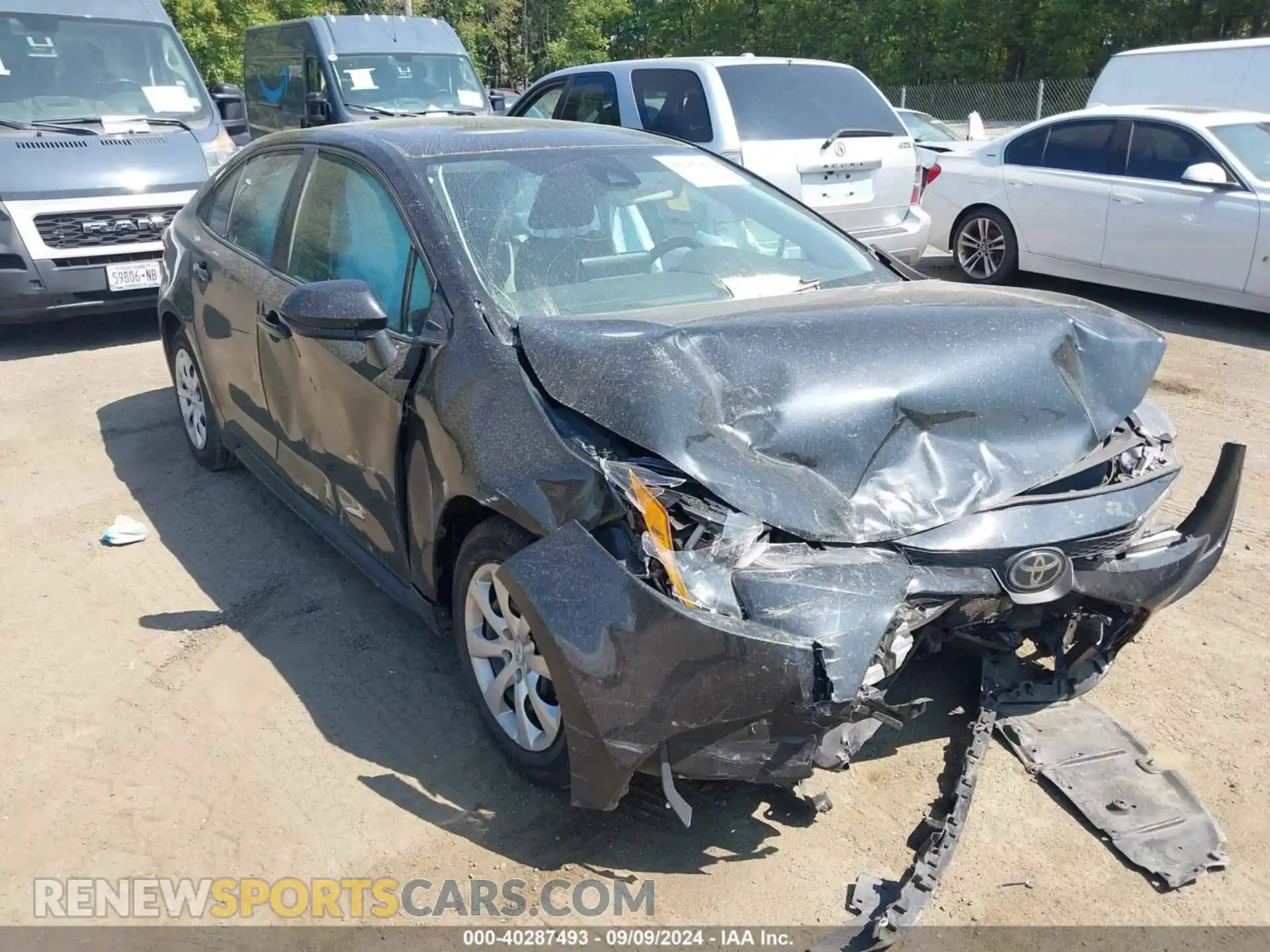 1 Photograph of a damaged car 5YFEPRAE2LP011270 TOYOTA COROLLA 2020