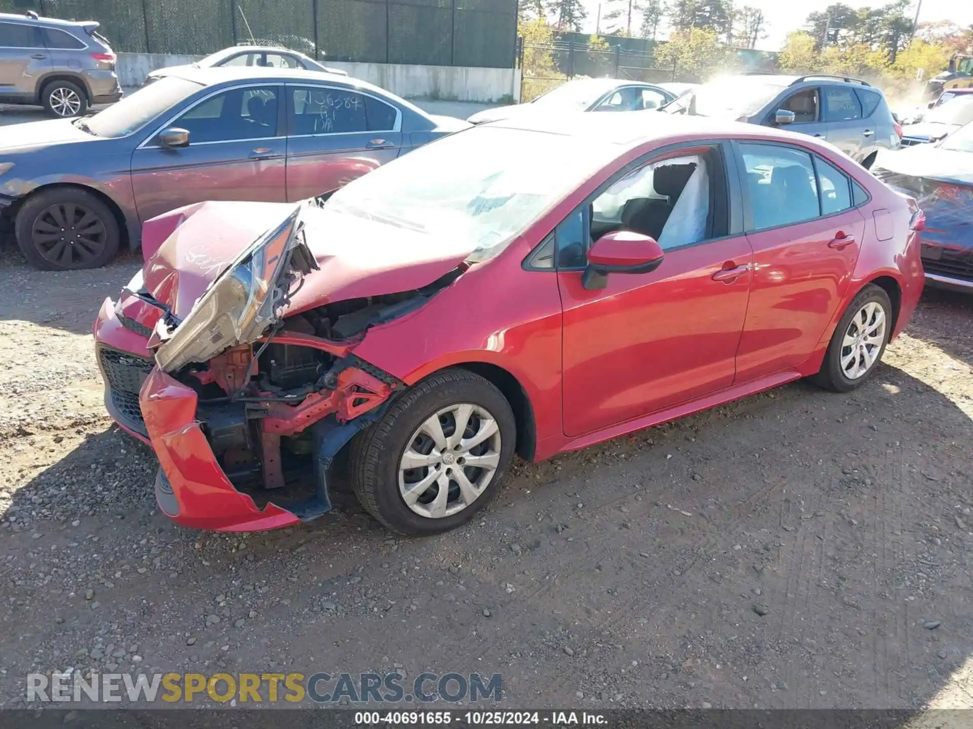 2 Photograph of a damaged car 5YFEPRAE2LP030692 TOYOTA COROLLA 2020