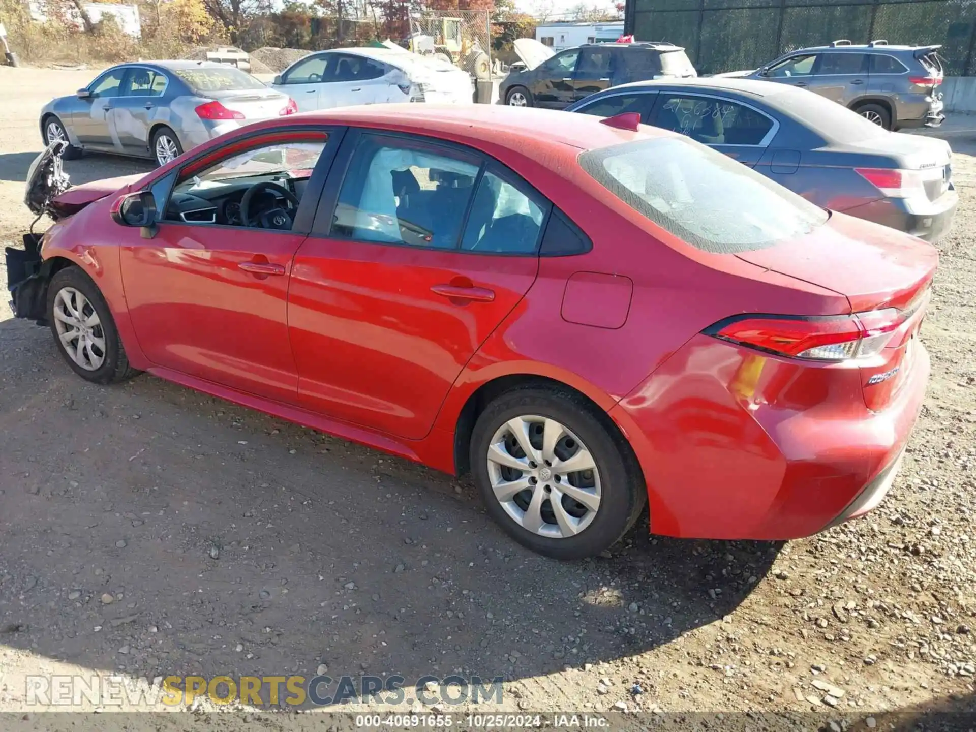 3 Photograph of a damaged car 5YFEPRAE2LP030692 TOYOTA COROLLA 2020