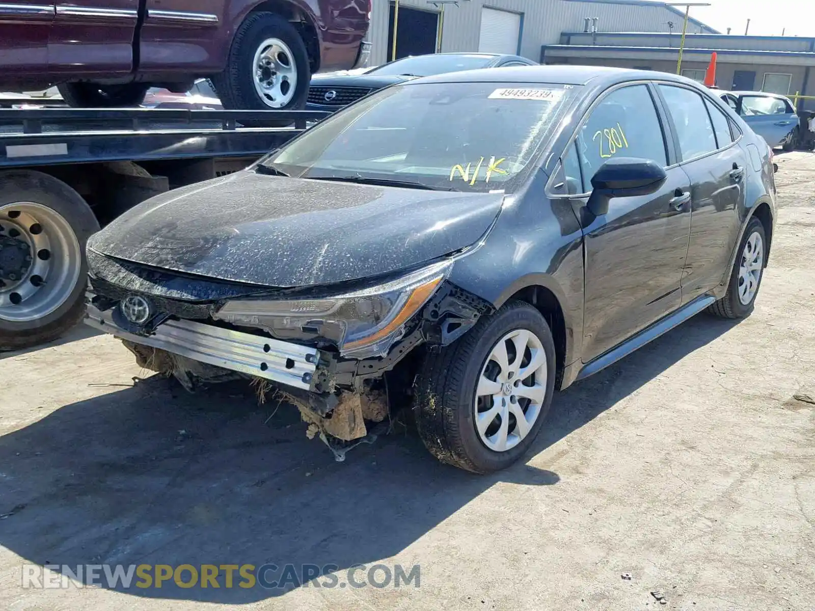 2 Photograph of a damaged car 5YFEPRAE2LP038422 TOYOTA COROLLA 2020
