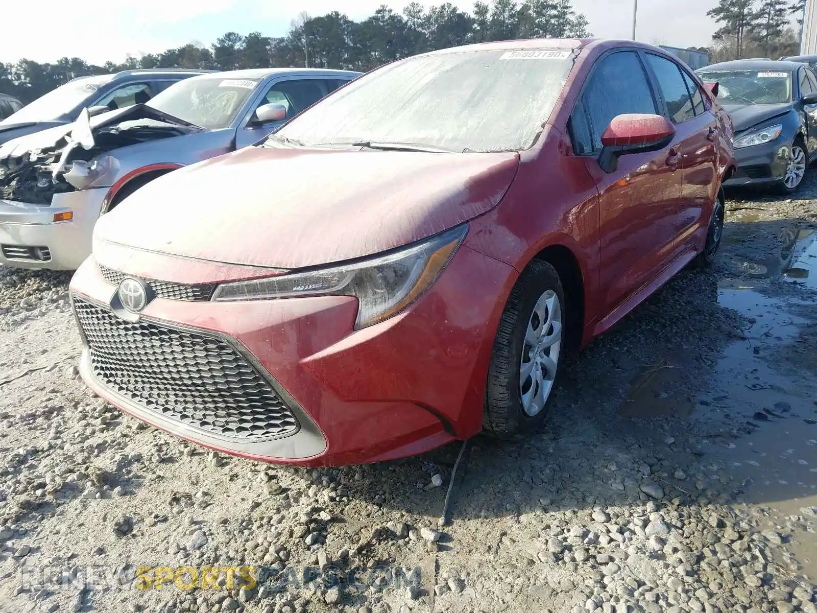 2 Photograph of a damaged car 5YFEPRAE2LP039828 TOYOTA COROLLA 2020