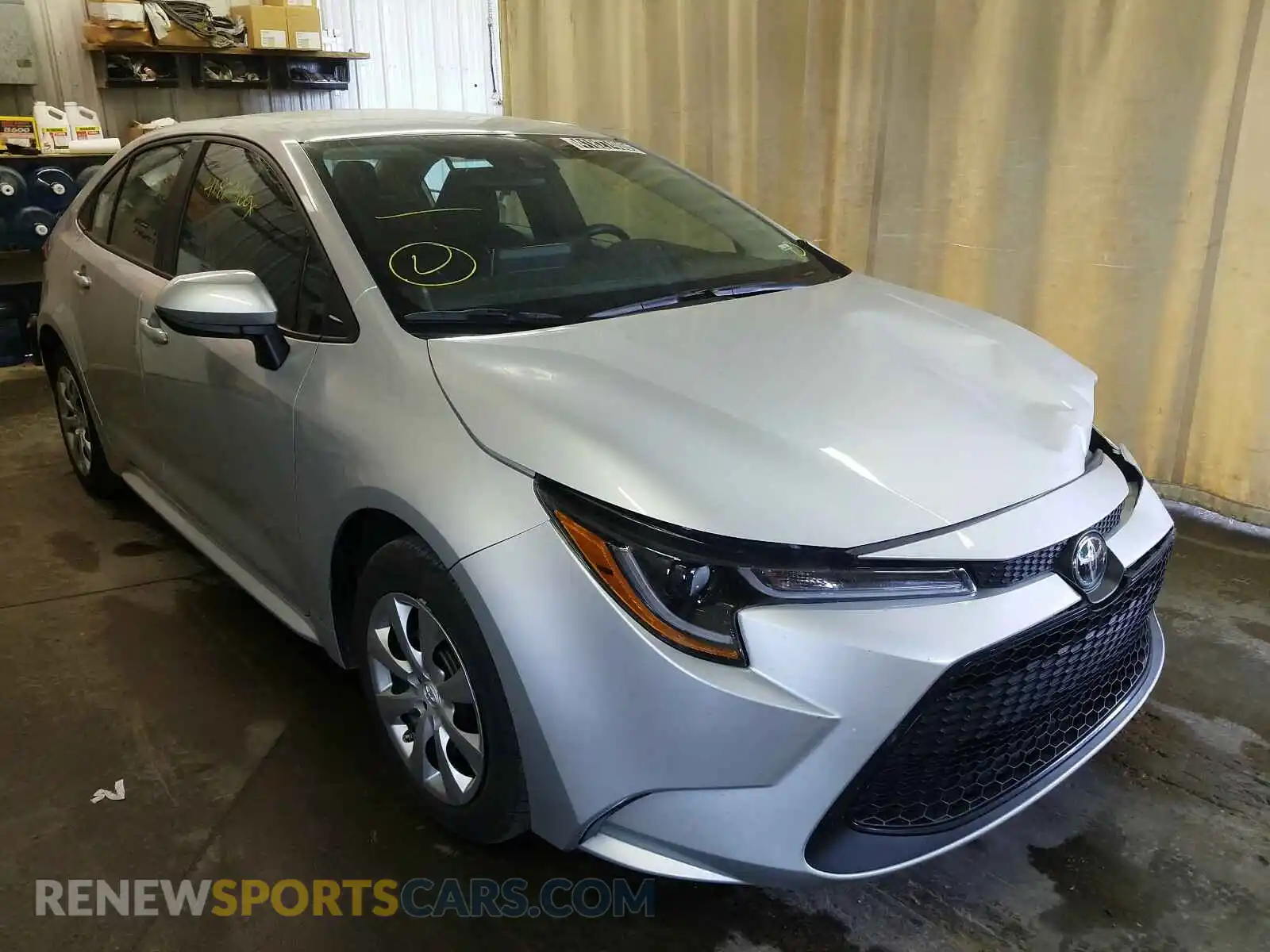 1 Photograph of a damaged car 5YFEPRAE2LP040722 TOYOTA COROLLA 2020