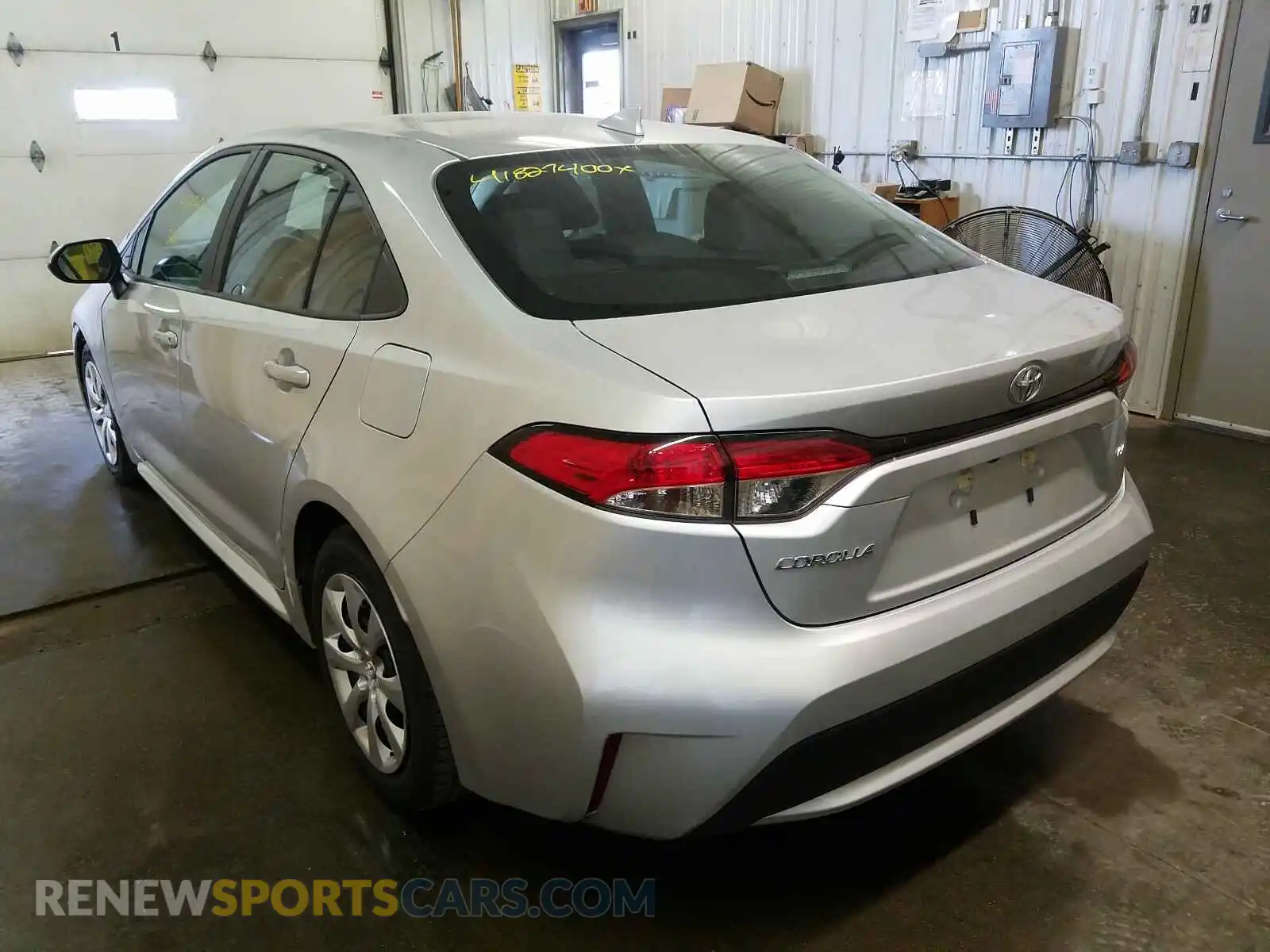 3 Photograph of a damaged car 5YFEPRAE2LP040722 TOYOTA COROLLA 2020