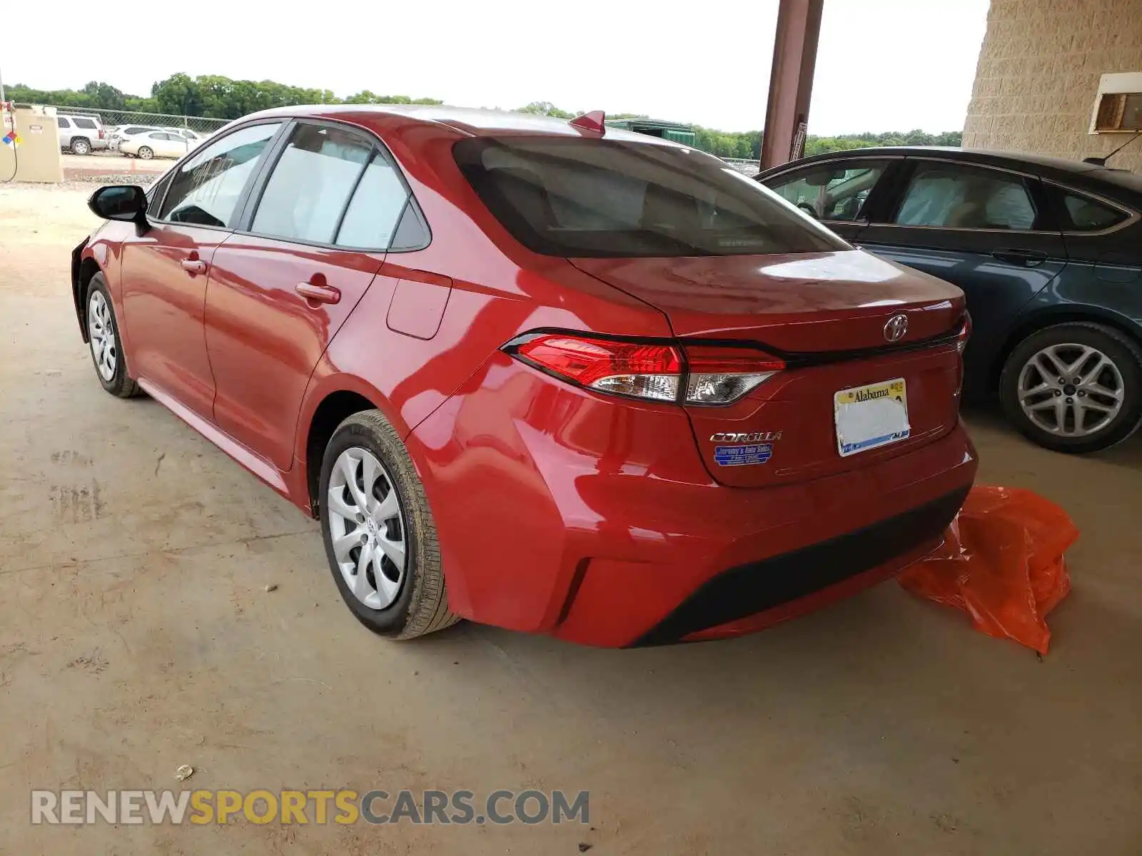 3 Photograph of a damaged car 5YFEPRAE2LP046116 TOYOTA COROLLA 2020