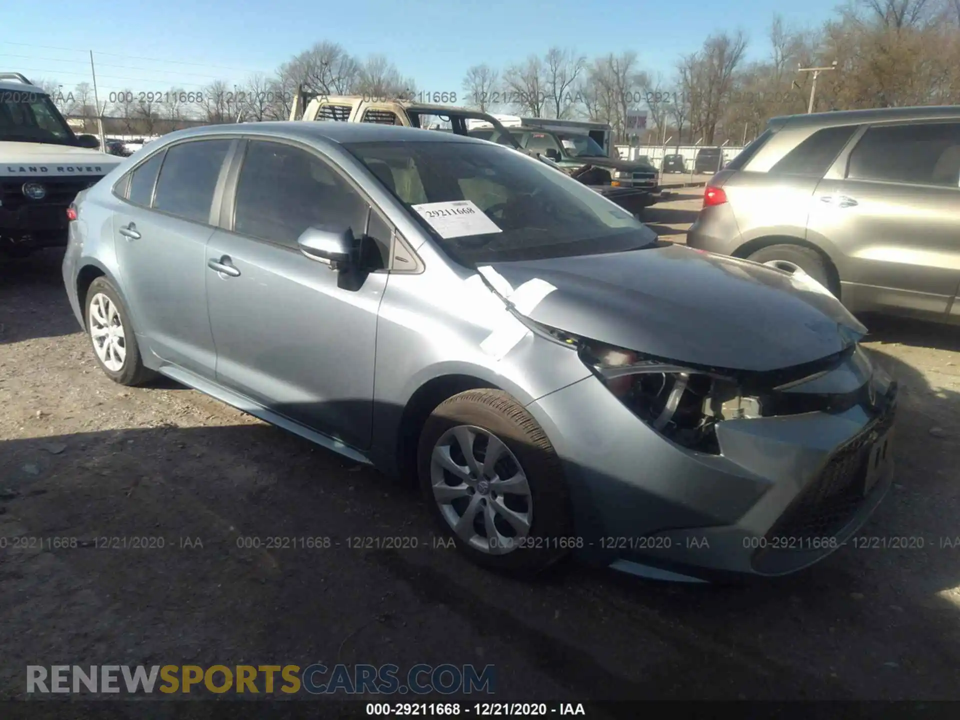 1 Photograph of a damaged car 5YFEPRAE2LP046889 TOYOTA COROLLA 2020