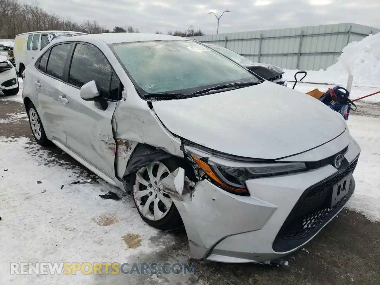 1 Photograph of a damaged car 5YFEPRAE2LP047542 TOYOTA COROLLA 2020