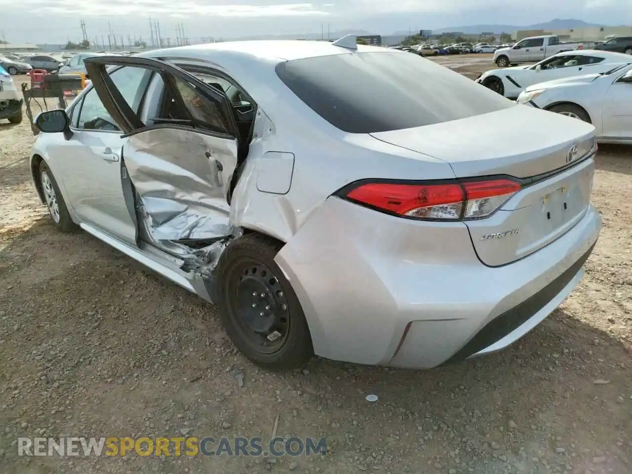 3 Photograph of a damaged car 5YFEPRAE2LP050991 TOYOTA COROLLA 2020