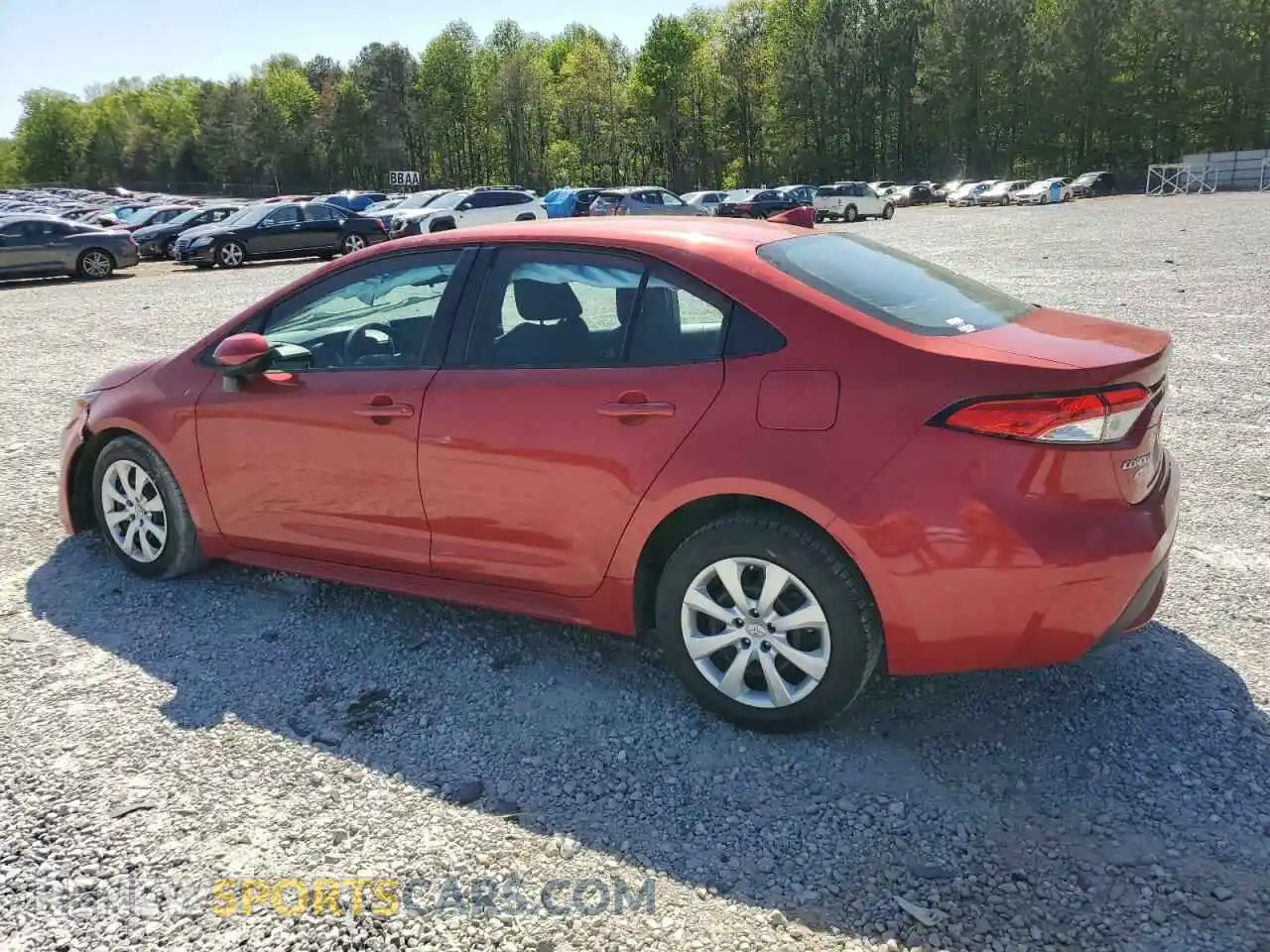 2 Photograph of a damaged car 5YFEPRAE2LP054328 TOYOTA COROLLA 2020