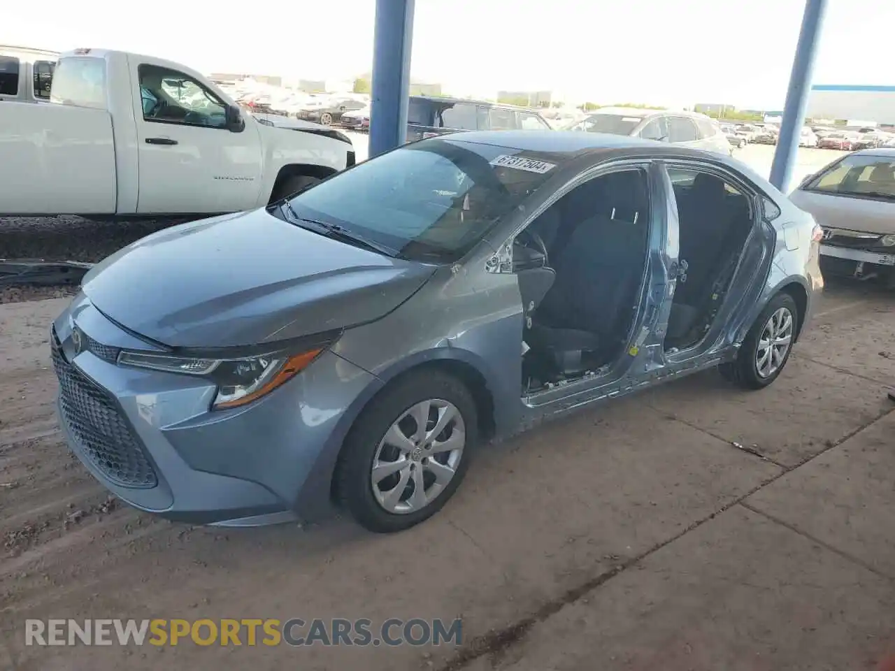 1 fotografías del automóvil dañado 5YFEPRAE2LP054863 TOYOTA COROLLA 2020