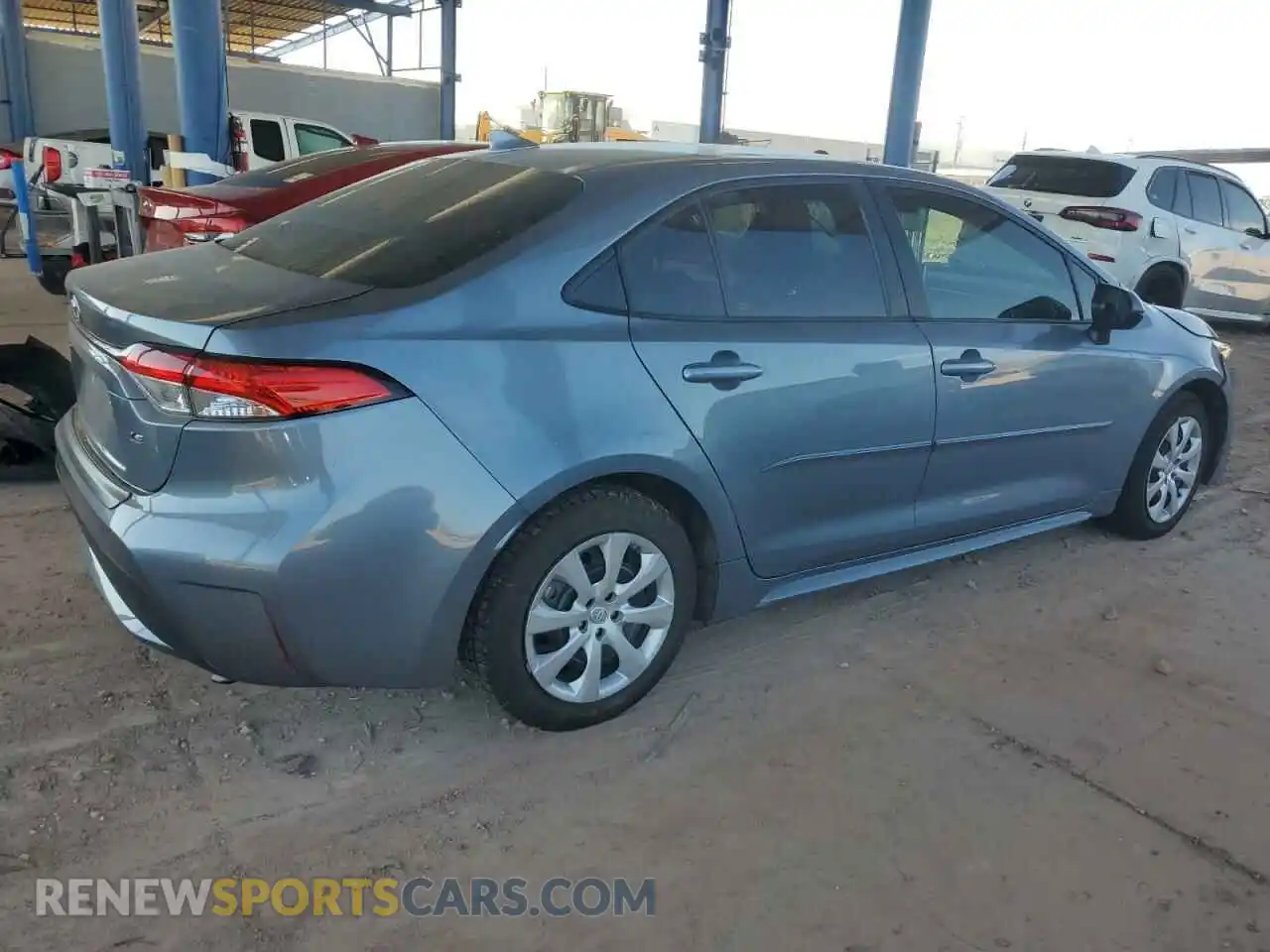 3 fotografías del automóvil dañado 5YFEPRAE2LP054863 TOYOTA COROLLA 2020
