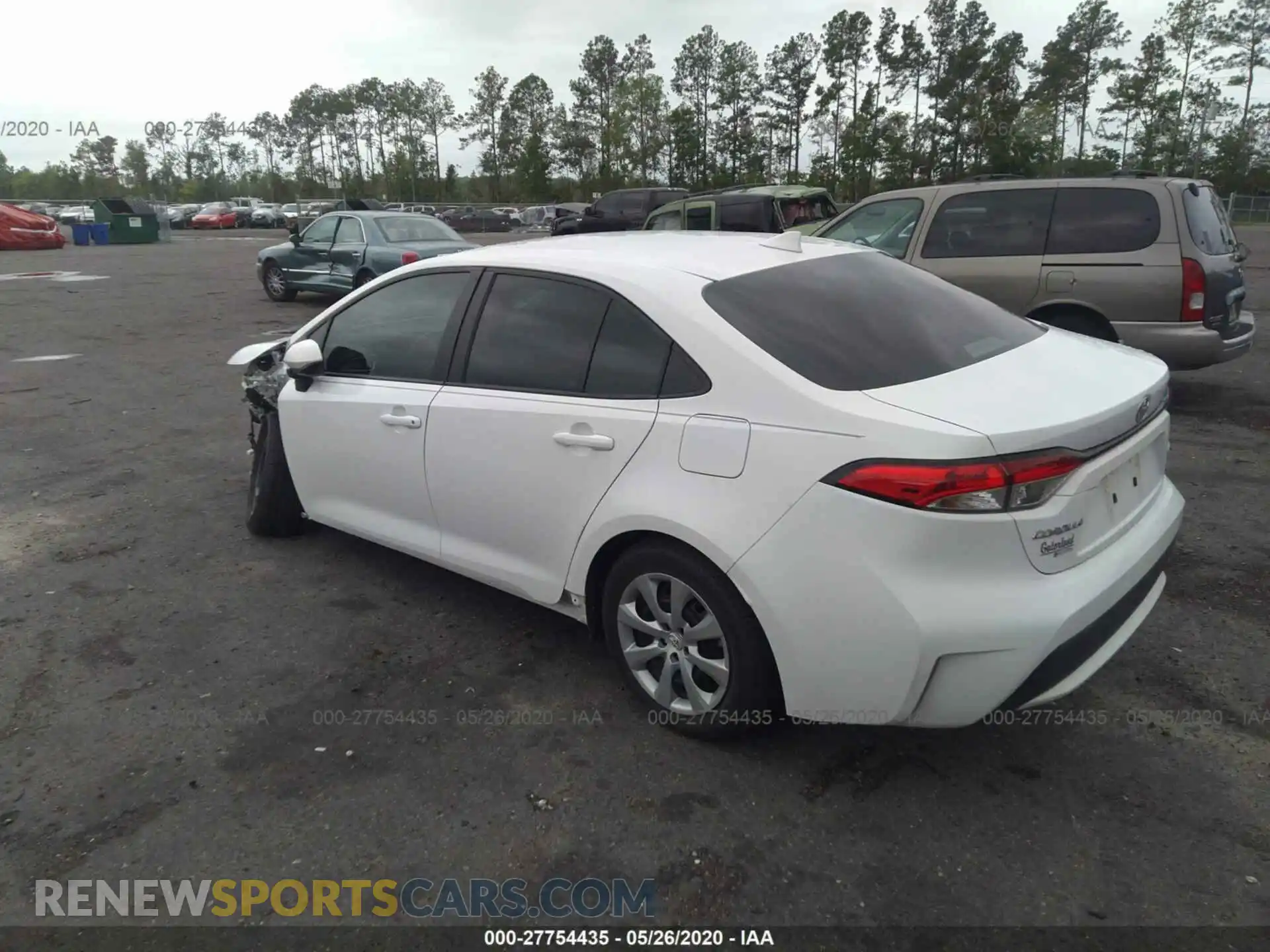 3 Photograph of a damaged car 5YFEPRAE2LP056015 TOYOTA COROLLA 2020