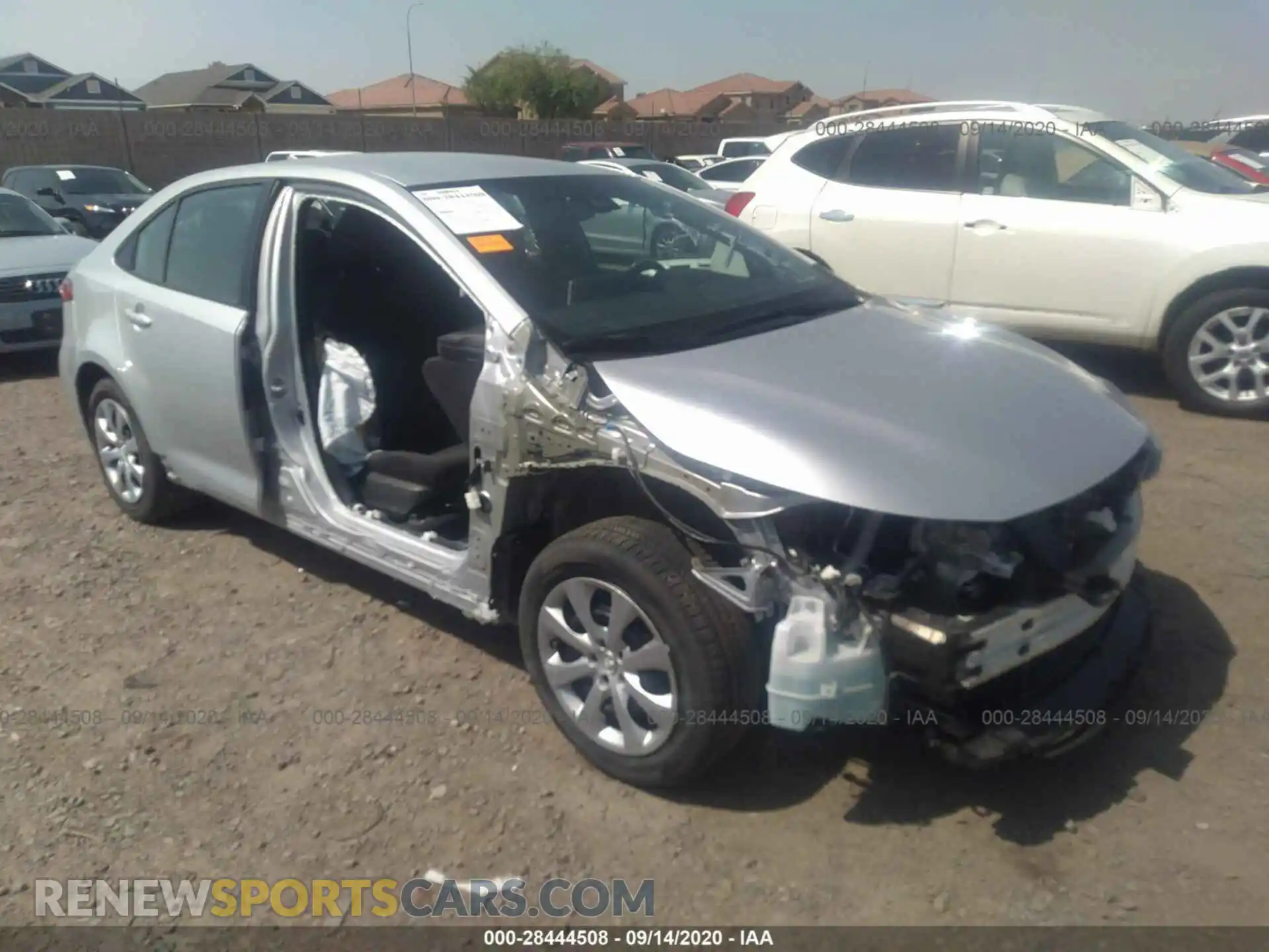 1 Photograph of a damaged car 5YFEPRAE2LP056810 TOYOTA COROLLA 2020