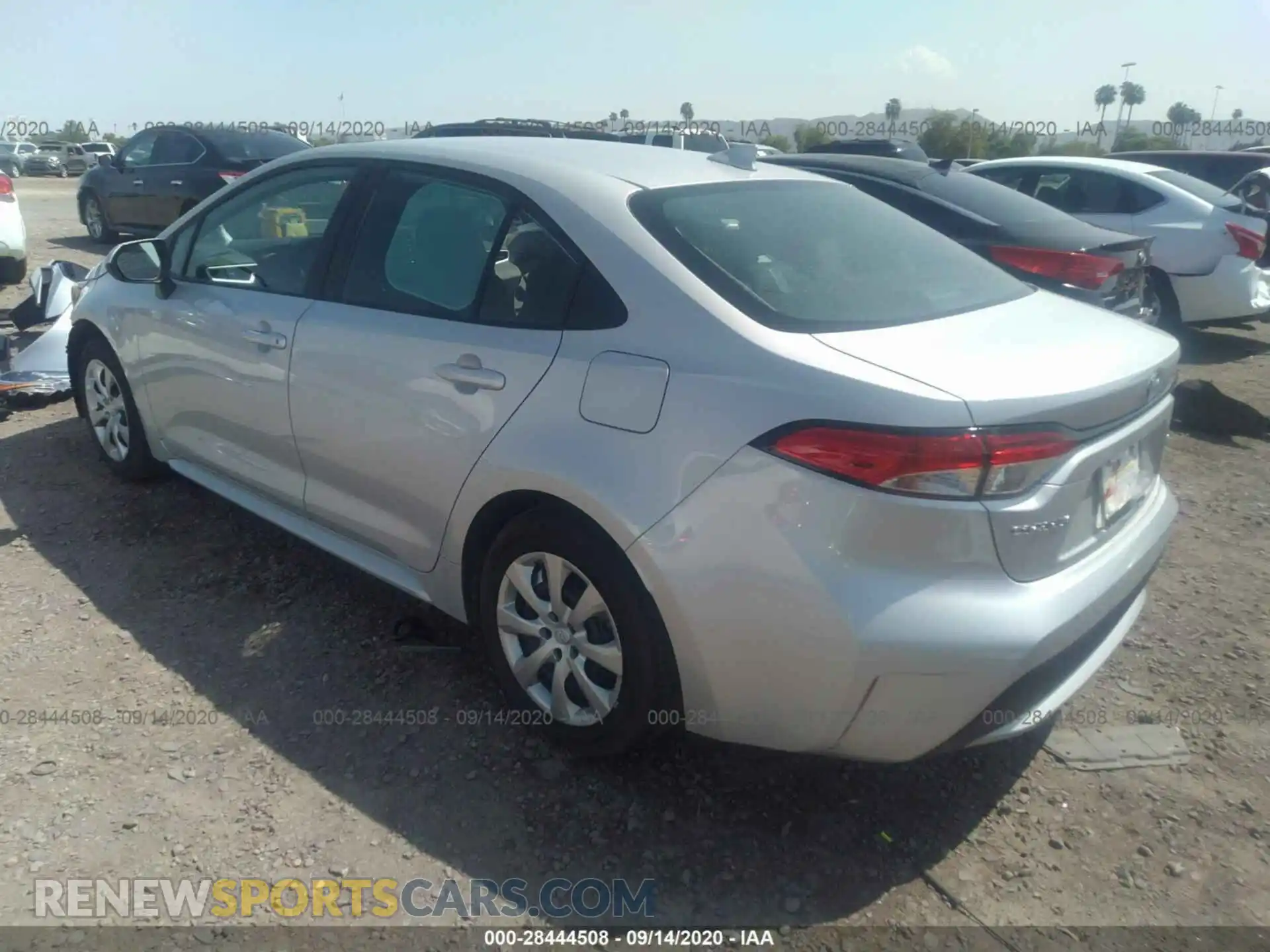 3 Photograph of a damaged car 5YFEPRAE2LP056810 TOYOTA COROLLA 2020