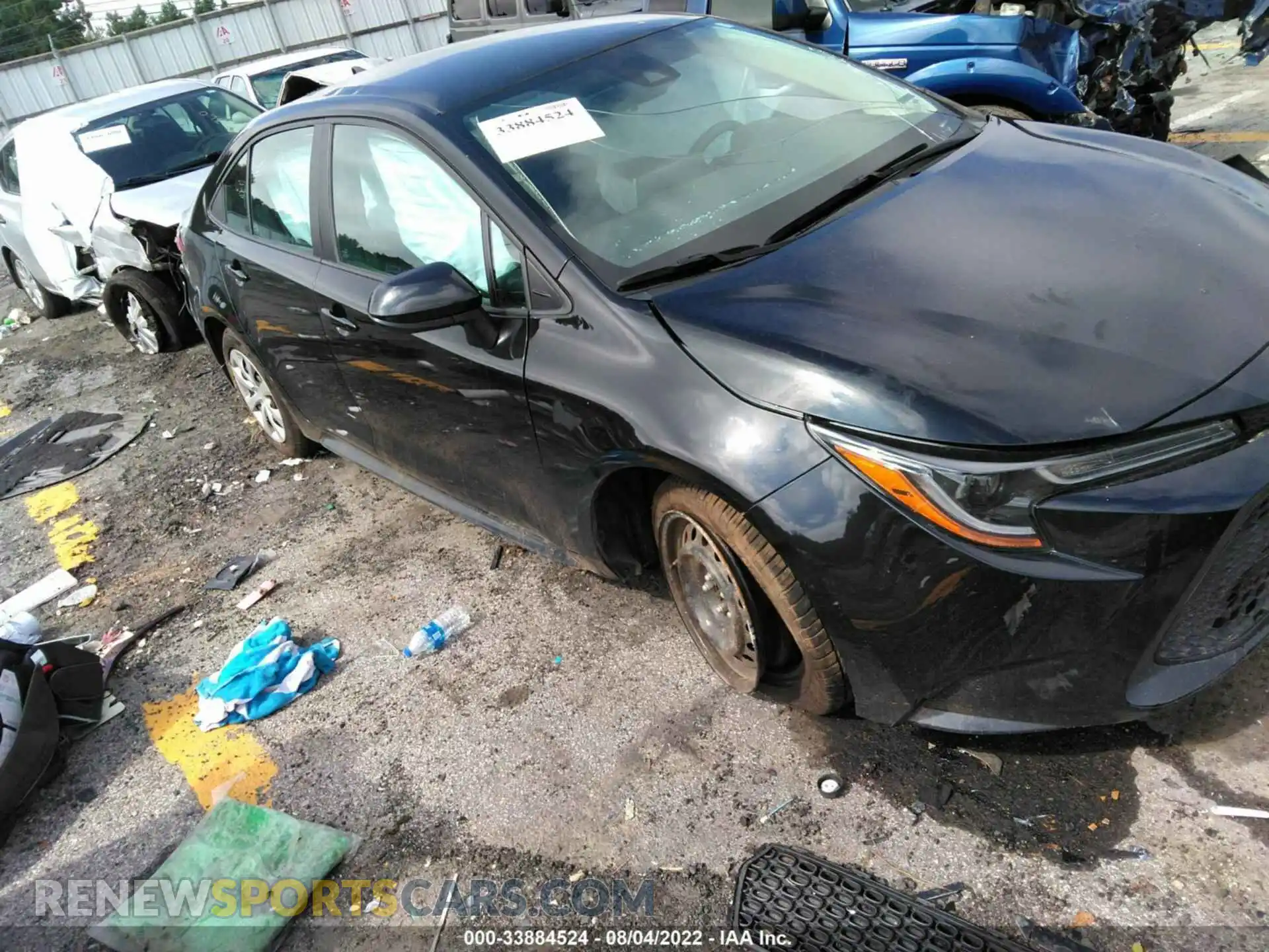 1 Photograph of a damaged car 5YFEPRAE2LP057696 TOYOTA COROLLA 2020