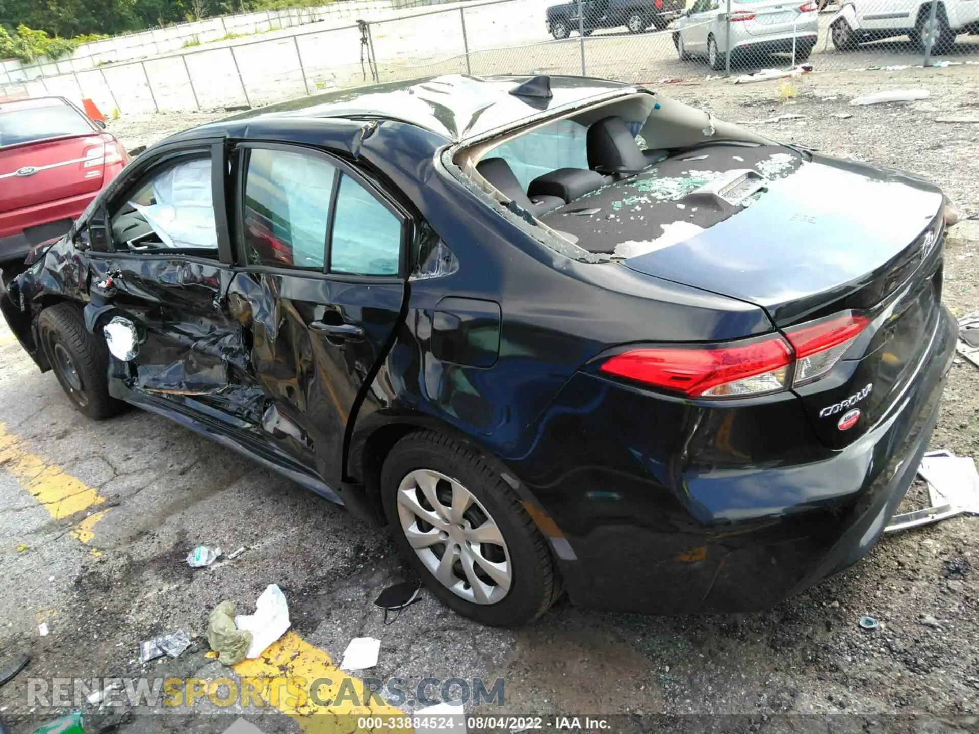 3 Photograph of a damaged car 5YFEPRAE2LP057696 TOYOTA COROLLA 2020