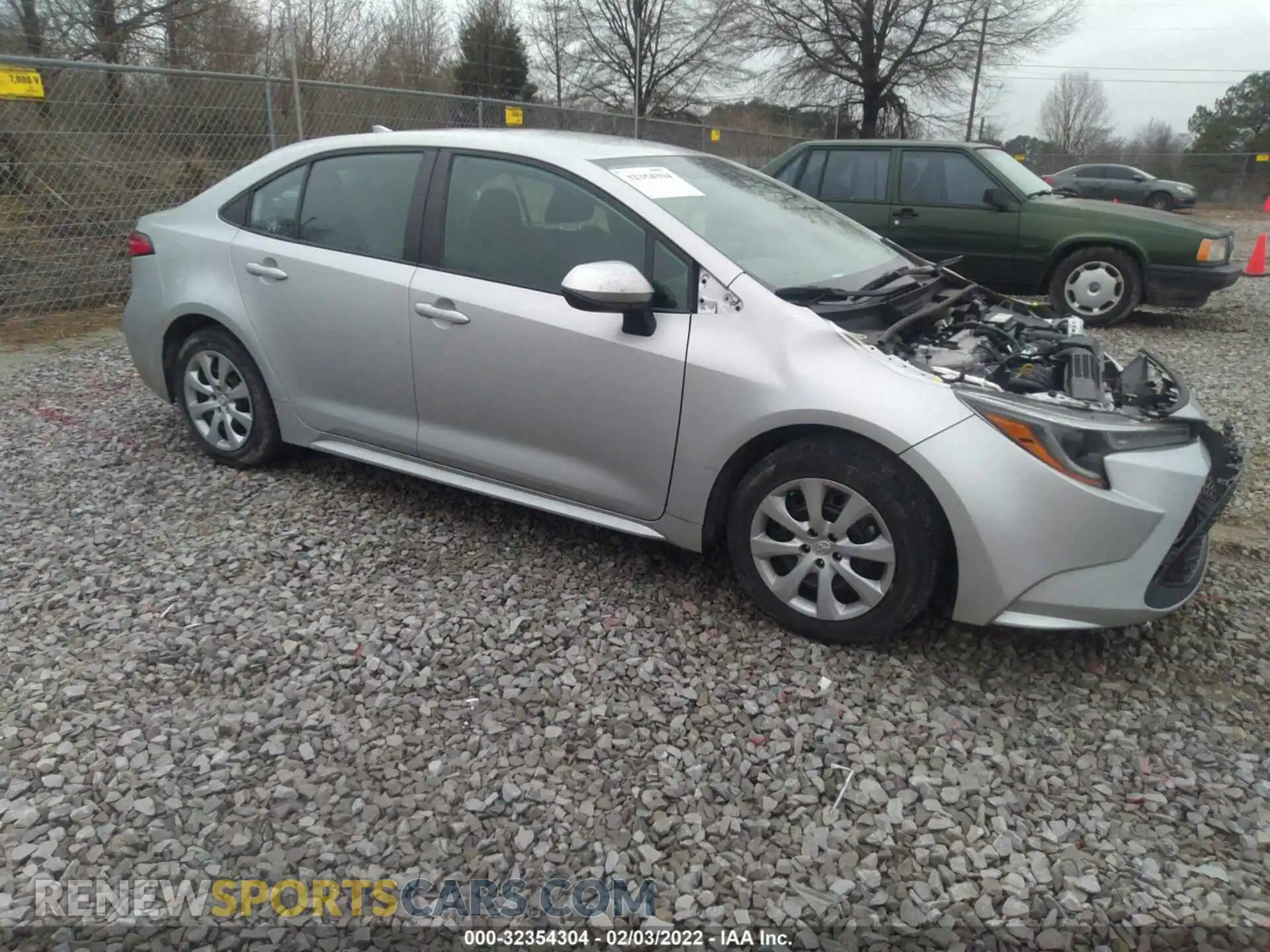 1 Фотография поврежденного автомобиля 5YFEPRAE2LP059075 TOYOTA COROLLA 2020