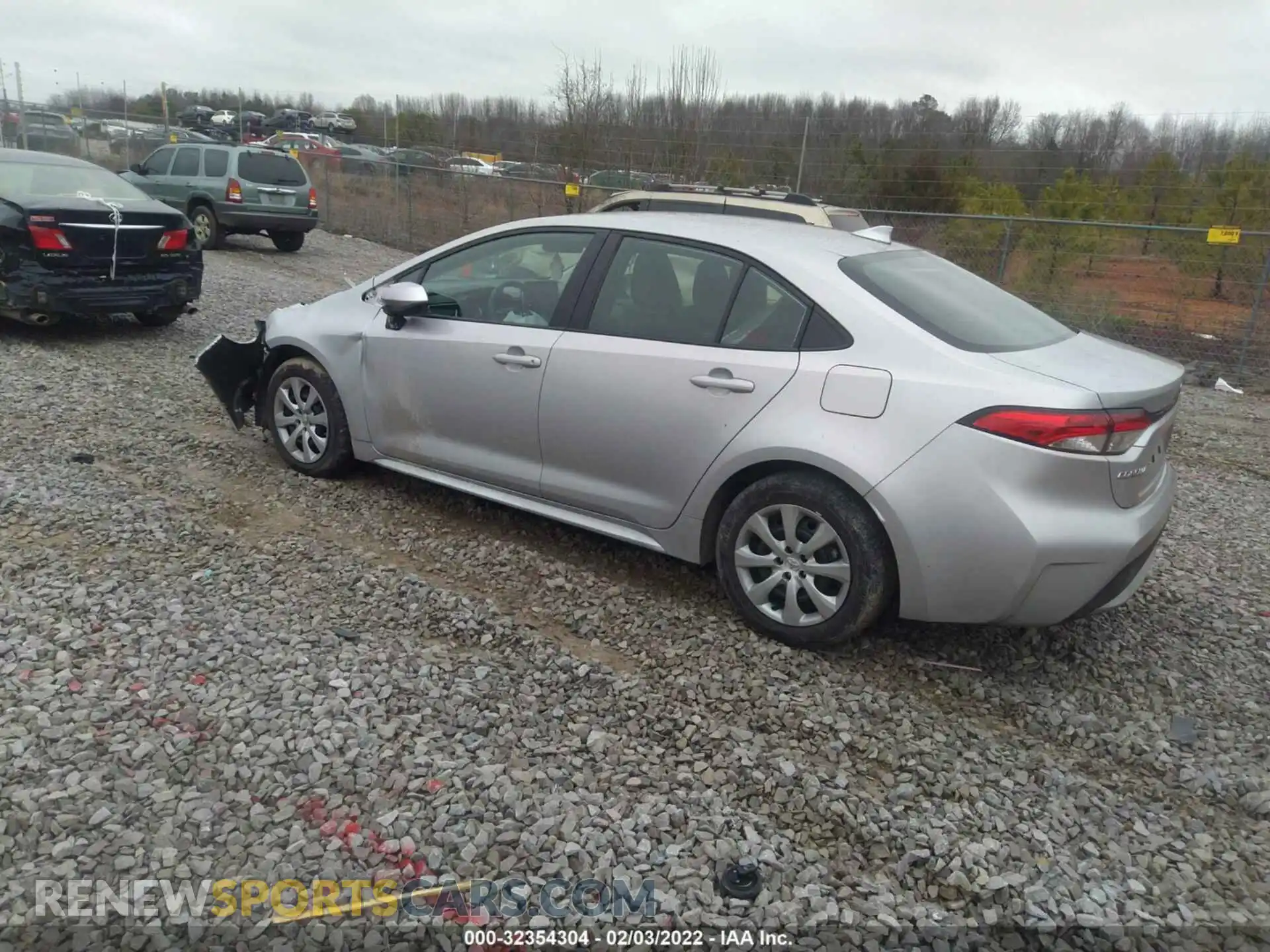3 Фотография поврежденного автомобиля 5YFEPRAE2LP059075 TOYOTA COROLLA 2020