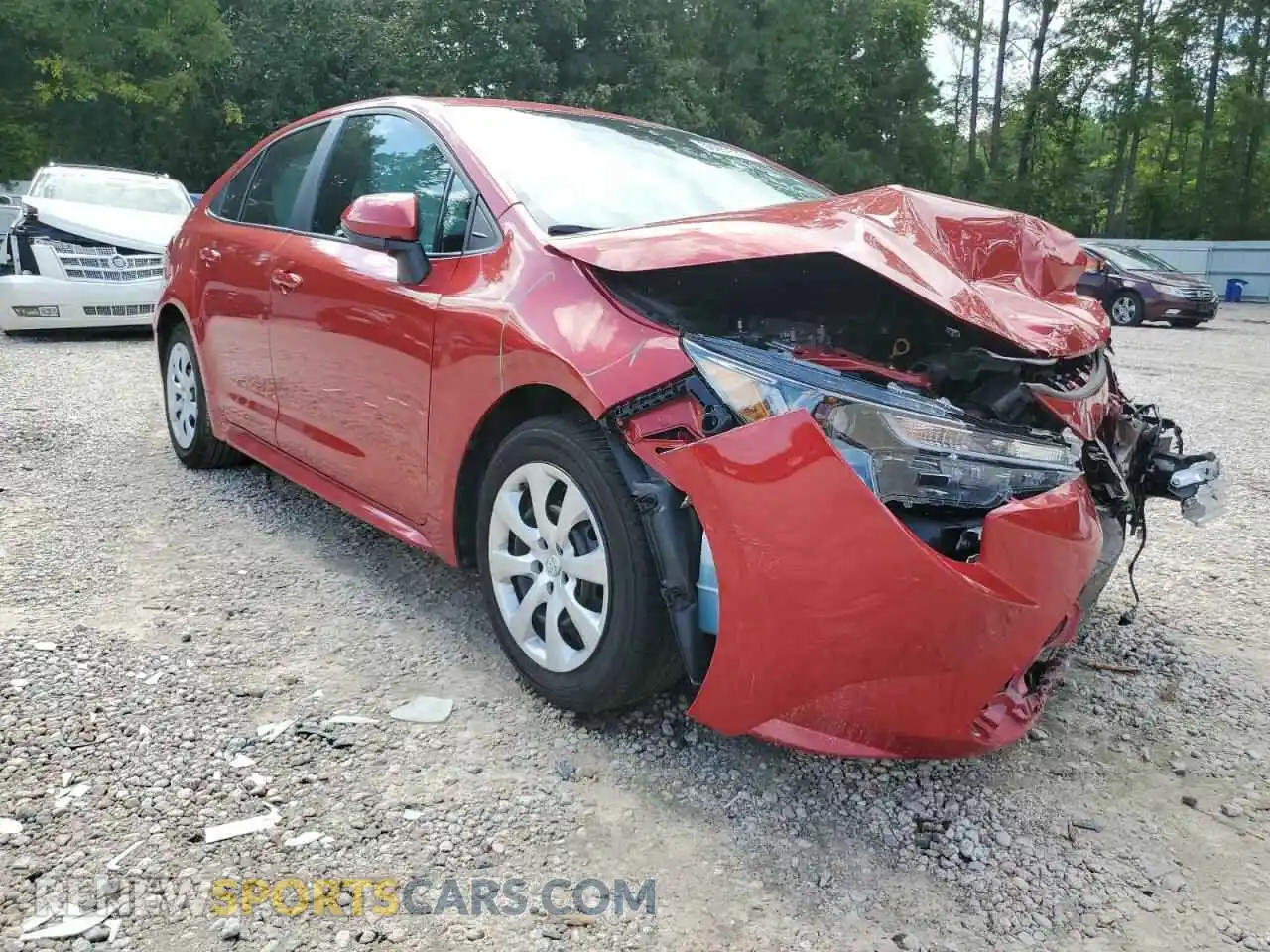 1 Photograph of a damaged car 5YFEPRAE2LP059531 TOYOTA COROLLA 2020