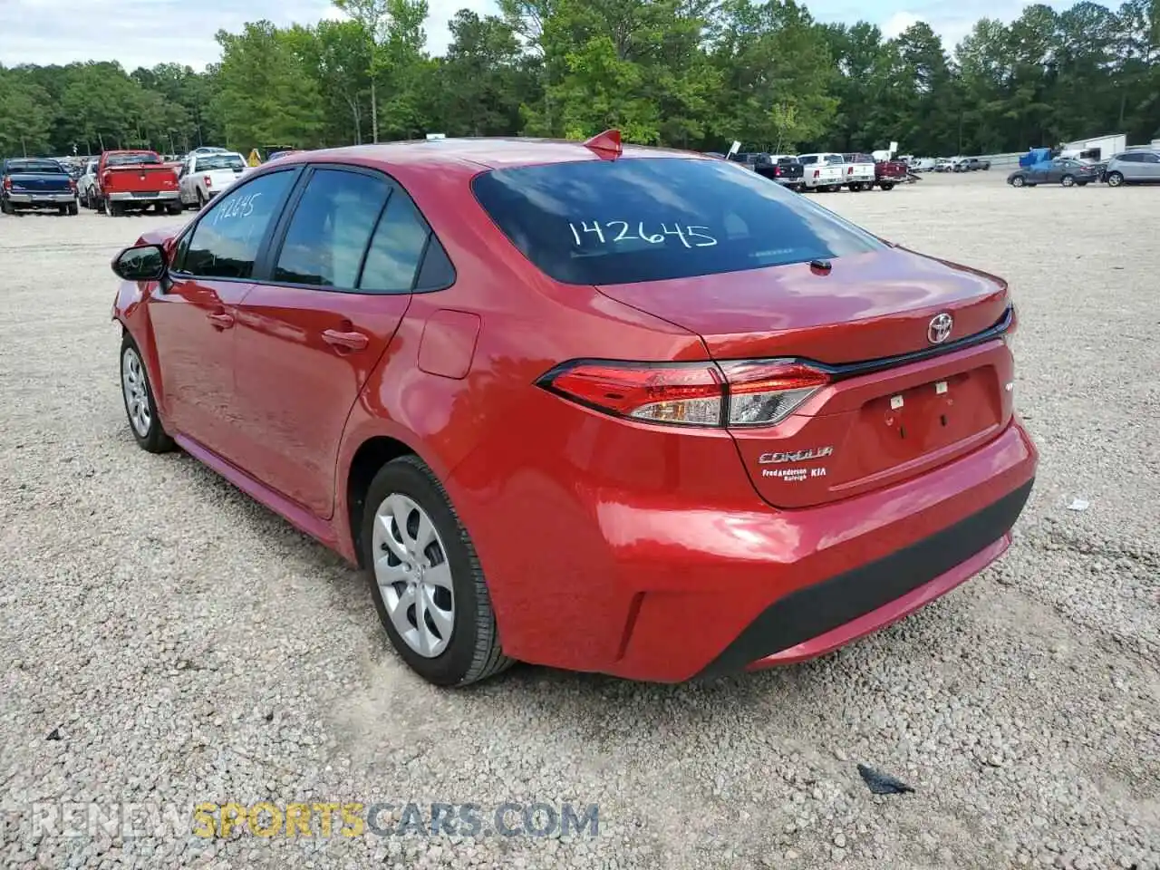 3 Photograph of a damaged car 5YFEPRAE2LP059531 TOYOTA COROLLA 2020