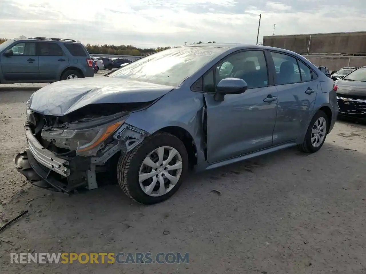1 Photograph of a damaged car 5YFEPRAE2LP061764 TOYOTA COROLLA 2020