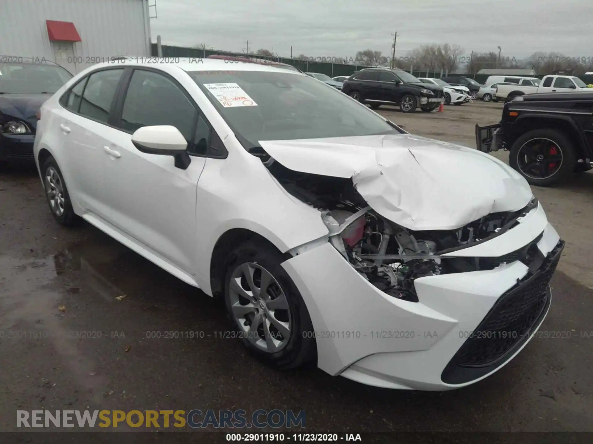 1 Photograph of a damaged car 5YFEPRAE2LP064406 TOYOTA COROLLA 2020