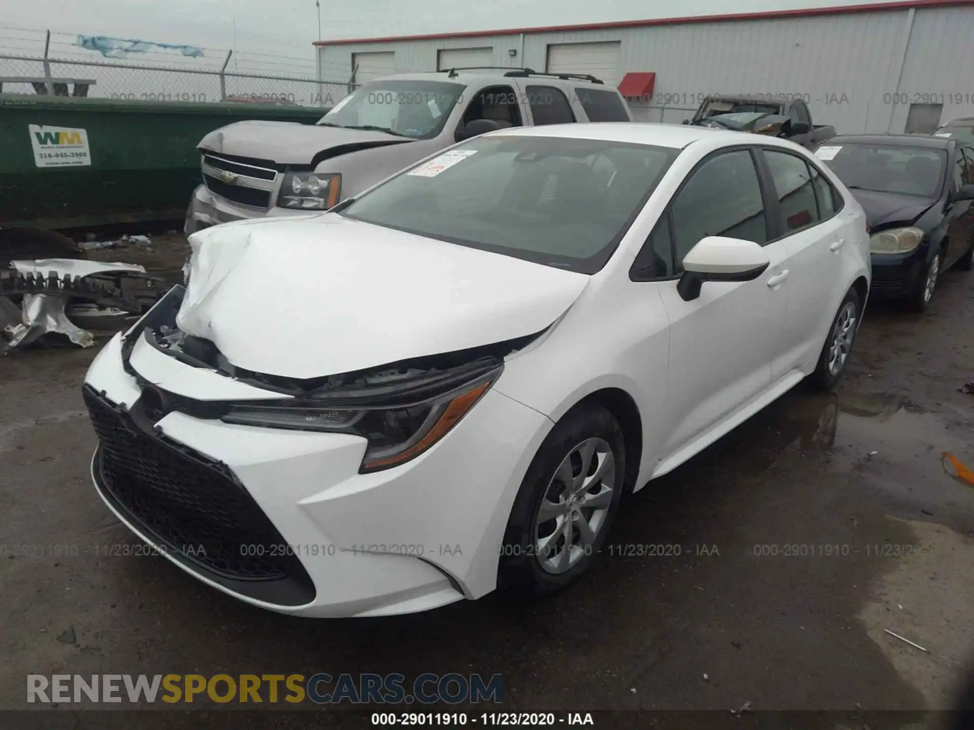2 Photograph of a damaged car 5YFEPRAE2LP064406 TOYOTA COROLLA 2020