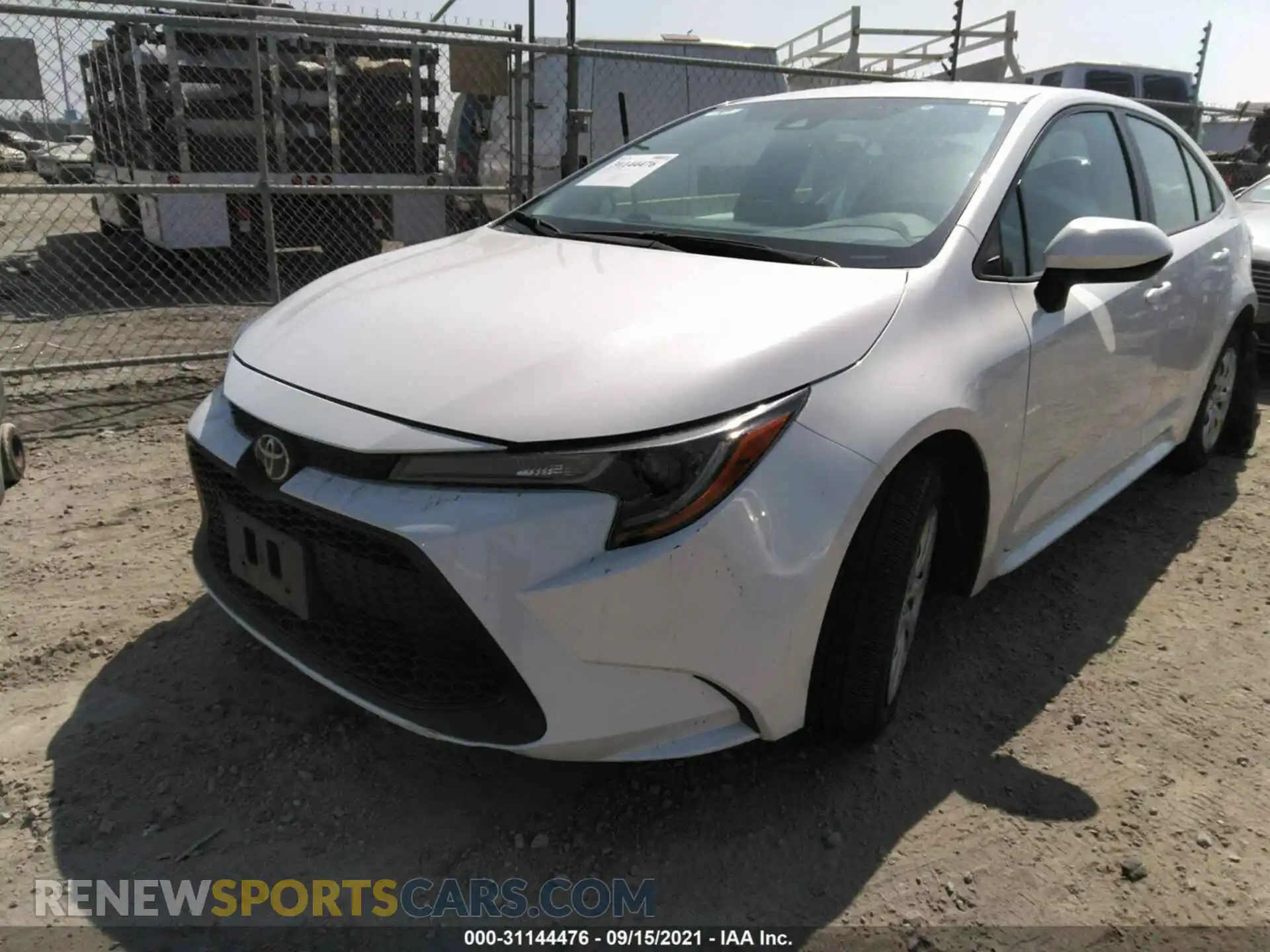 2 Photograph of a damaged car 5YFEPRAE2LP065247 TOYOTA COROLLA 2020