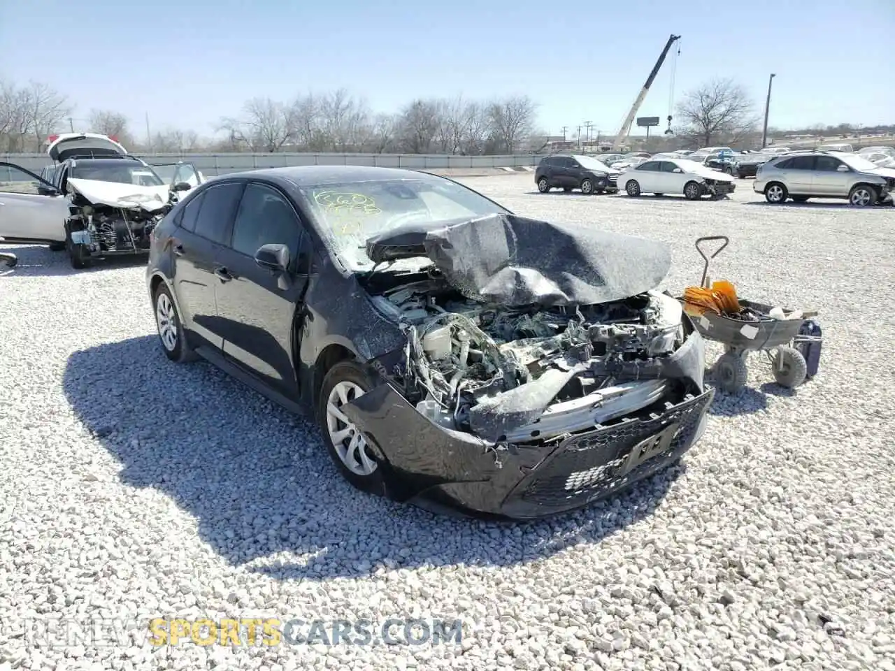 1 fotografías del automóvil dañado 5YFEPRAE2LP065944 TOYOTA COROLLA 2020