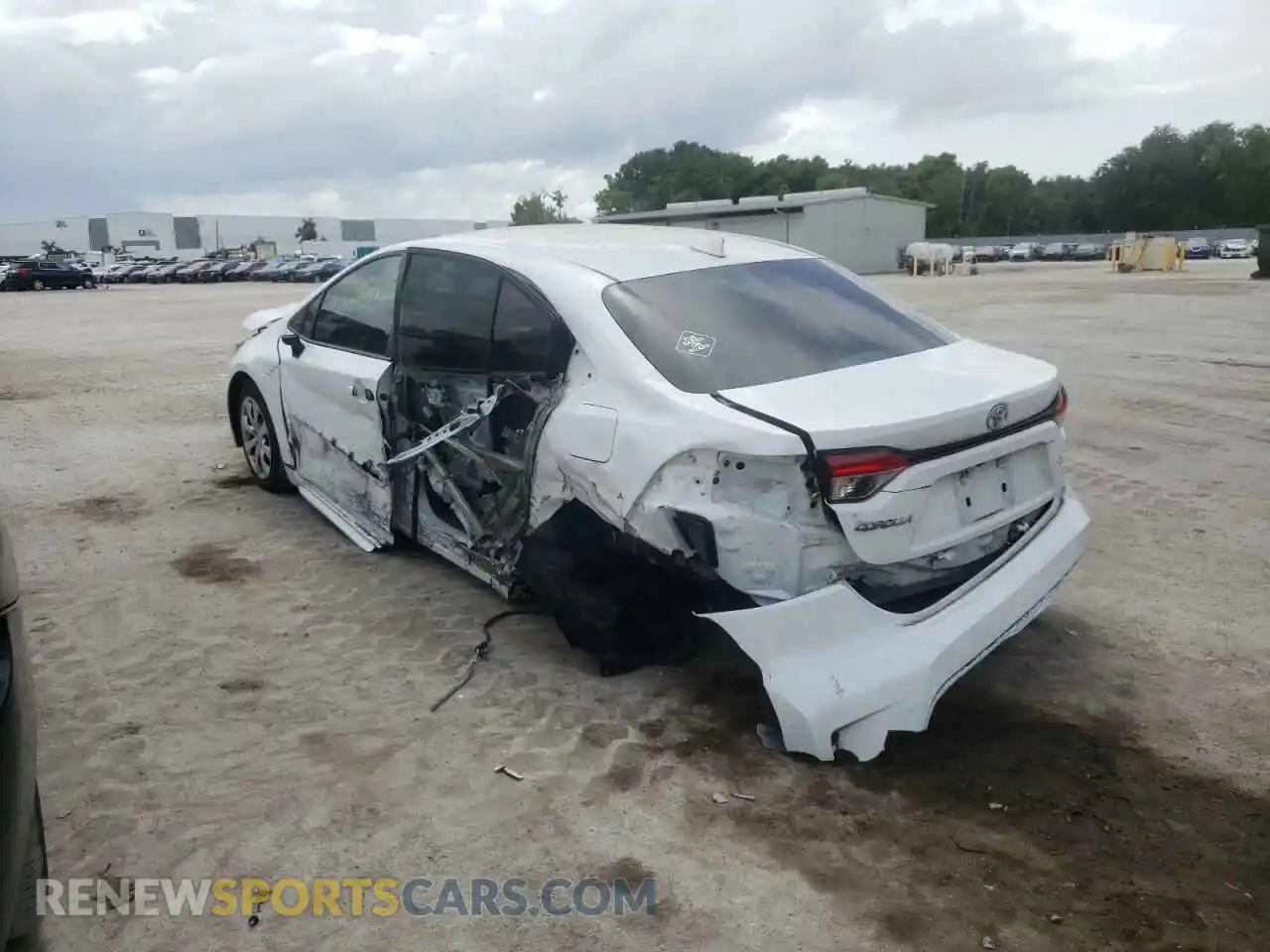 3 Photograph of a damaged car 5YFEPRAE2LP067354 TOYOTA COROLLA 2020