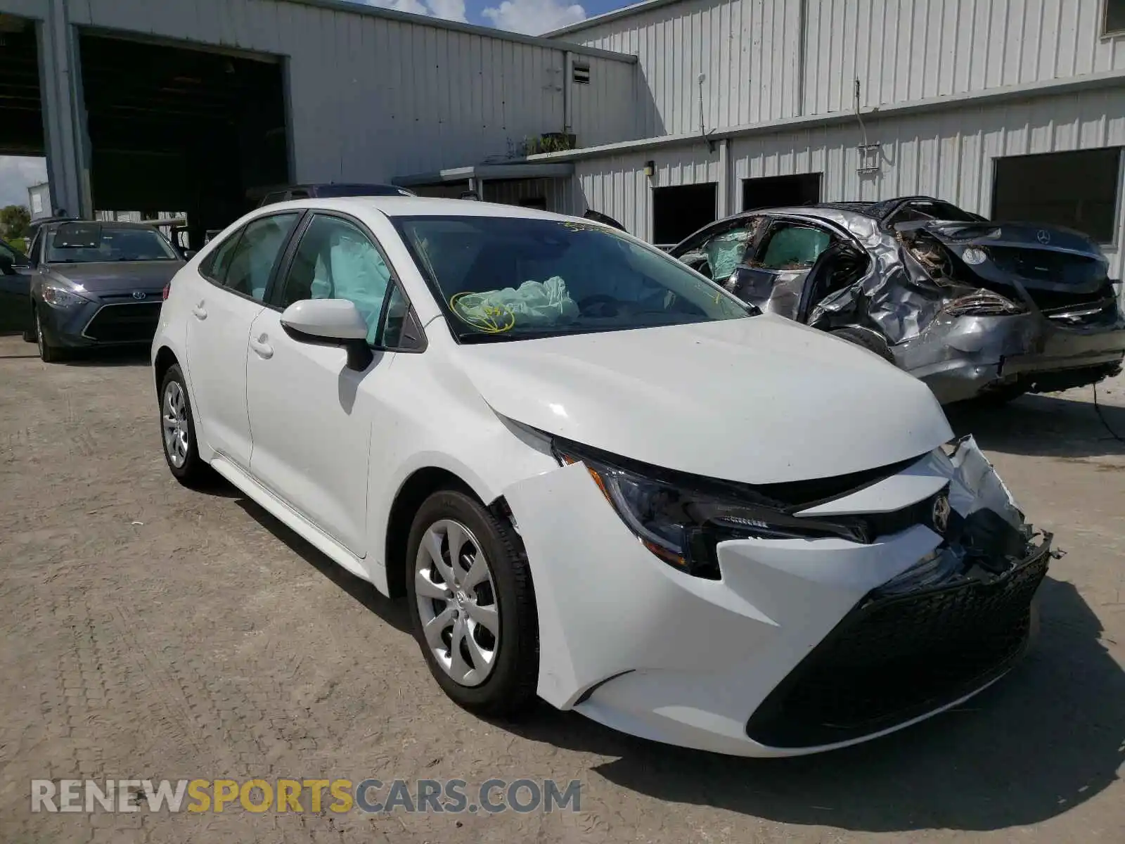 1 fotografías del automóvil dañado 5YFEPRAE2LP070903 TOYOTA COROLLA 2020