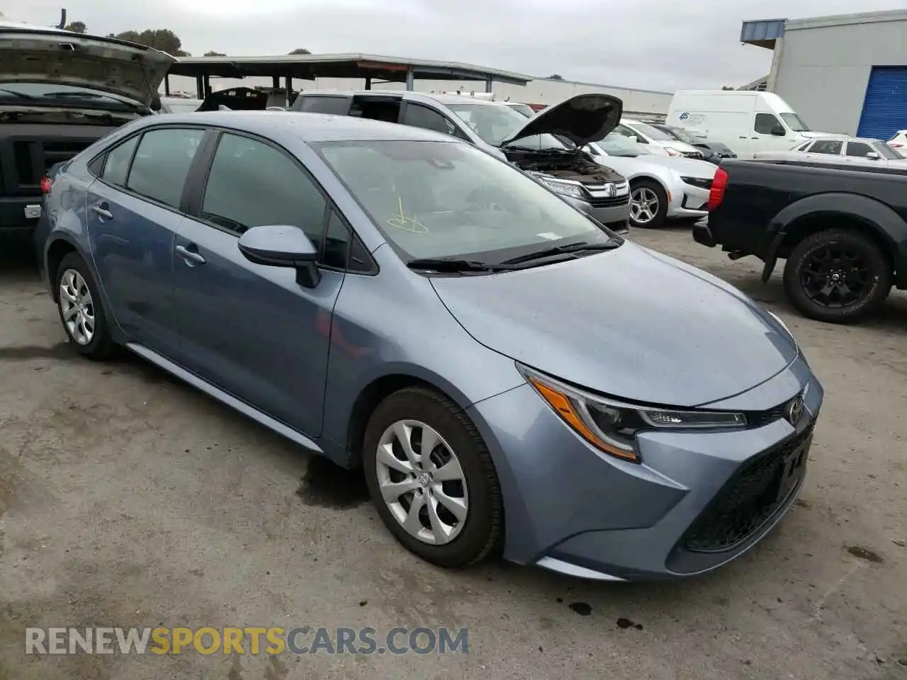 1 Photograph of a damaged car 5YFEPRAE2LP073283 TOYOTA COROLLA 2020