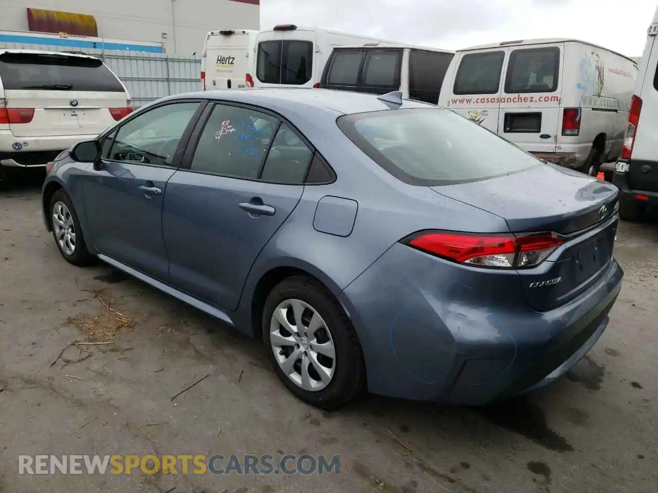 3 Photograph of a damaged car 5YFEPRAE2LP073283 TOYOTA COROLLA 2020