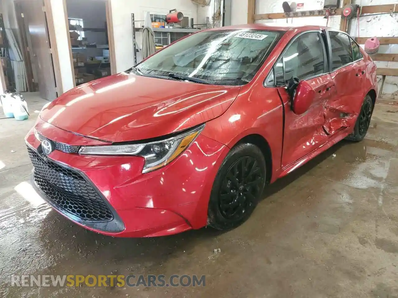 1 Photograph of a damaged car 5YFEPRAE2LP073560 TOYOTA COROLLA 2020