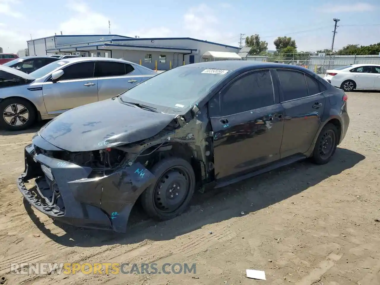 1 Photograph of a damaged car 5YFEPRAE2LP076149 TOYOTA COROLLA 2020