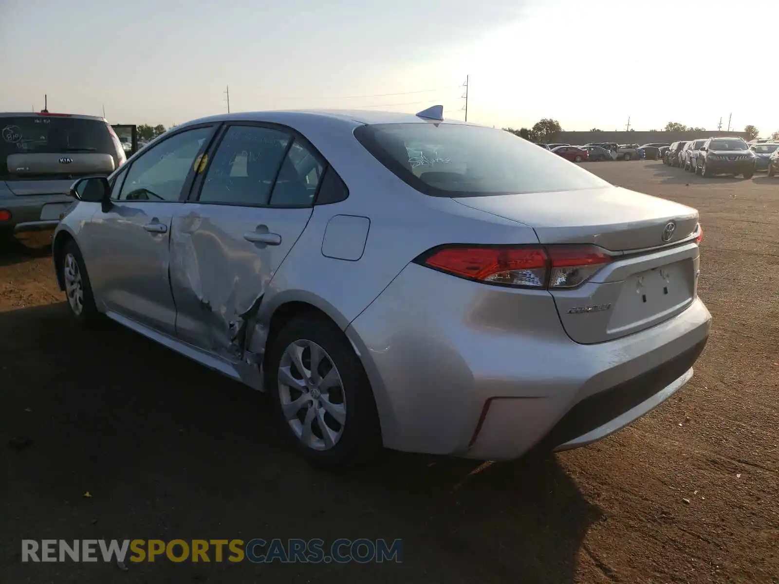 3 Photograph of a damaged car 5YFEPRAE2LP078306 TOYOTA COROLLA 2020