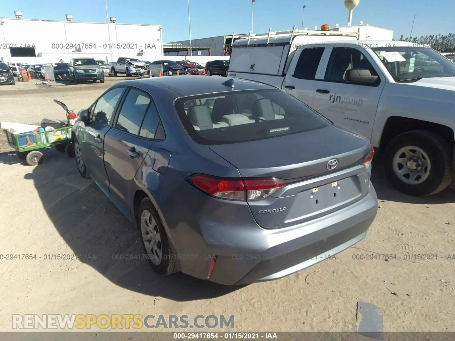 3 Photograph of a damaged car 5YFEPRAE2LP078449 TOYOTA COROLLA 2020