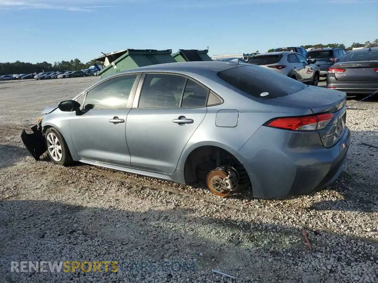 2 Photograph of a damaged car 5YFEPRAE2LP082890 TOYOTA COROLLA 2020