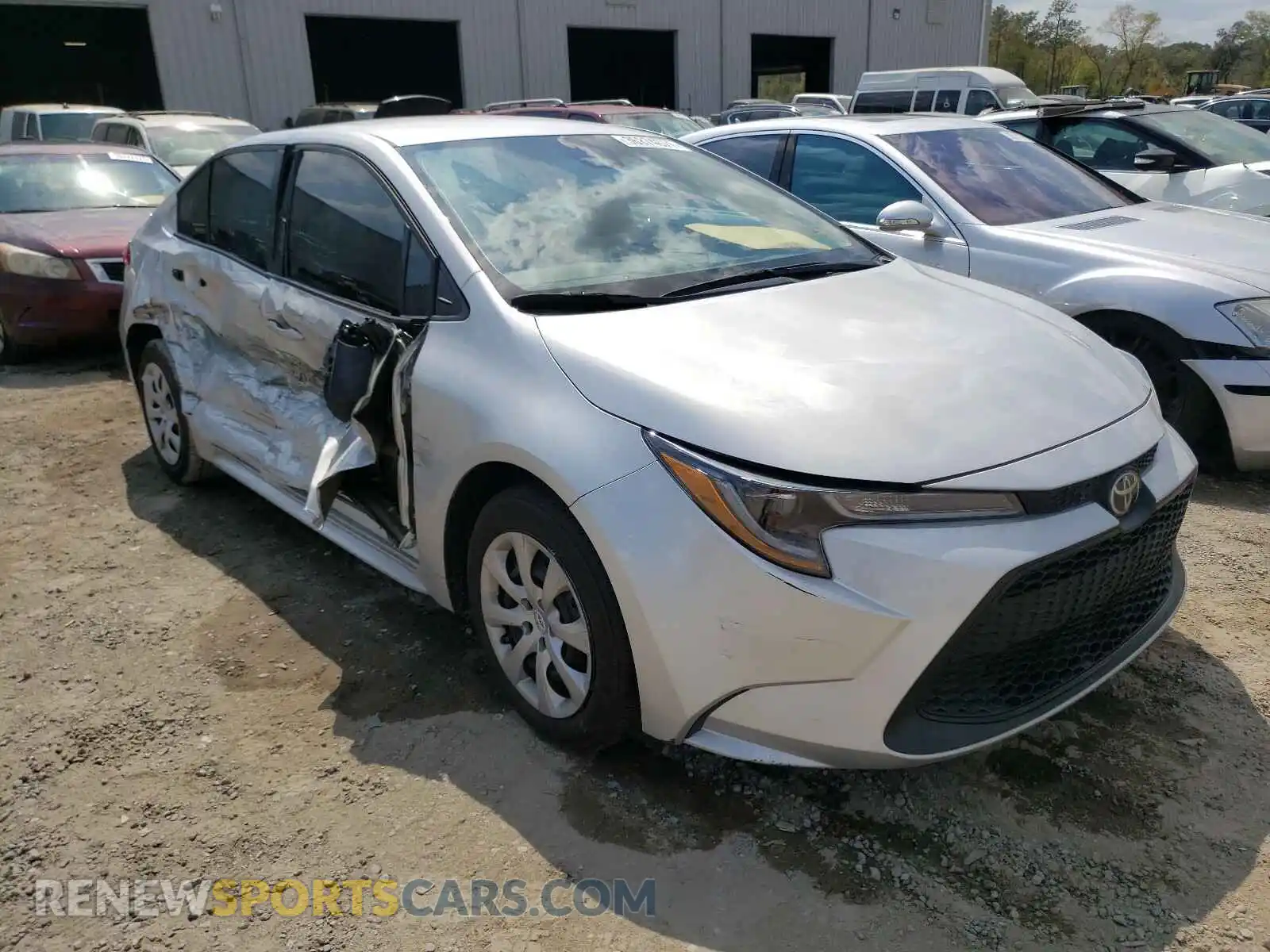 1 Photograph of a damaged car 5YFEPRAE2LP082906 TOYOTA COROLLA 2020
