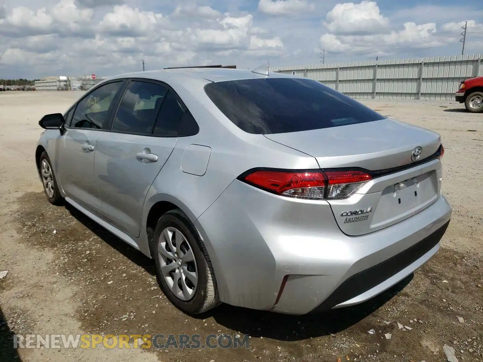 3 Photograph of a damaged car 5YFEPRAE2LP082906 TOYOTA COROLLA 2020