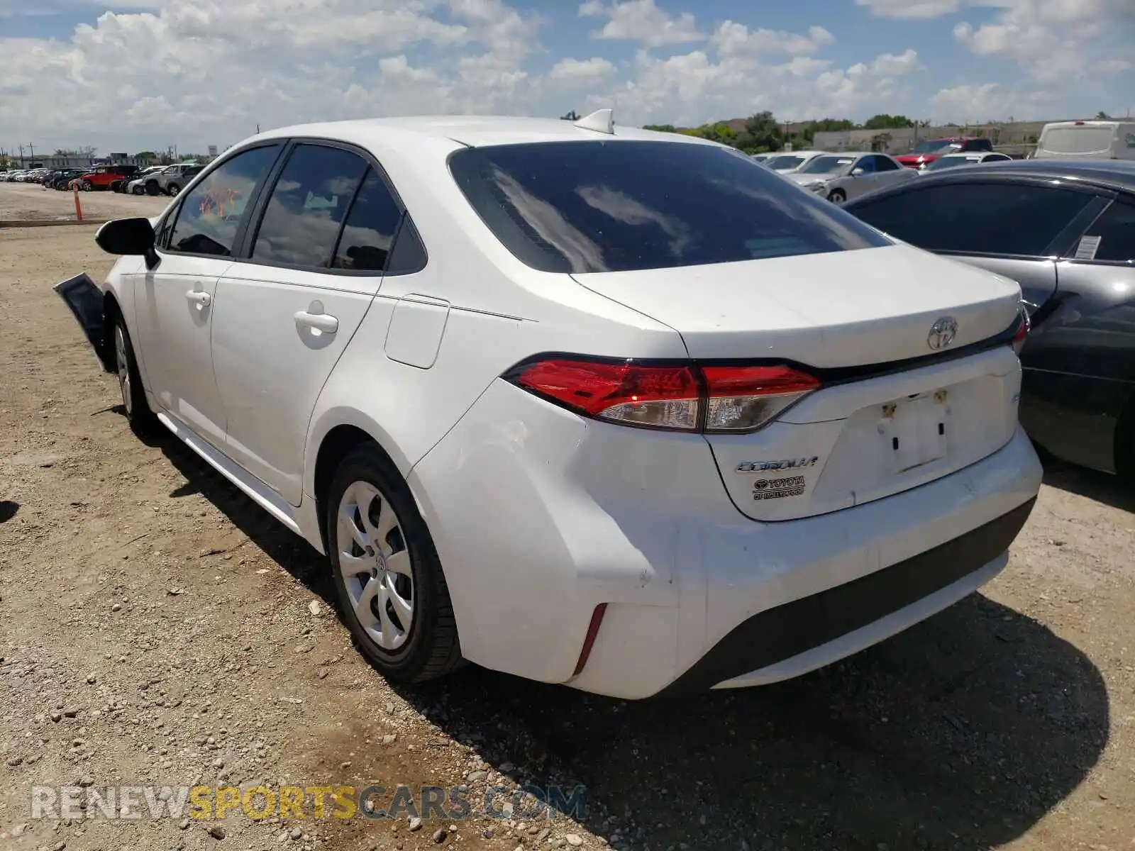 3 Photograph of a damaged car 5YFEPRAE2LP085059 TOYOTA COROLLA 2020