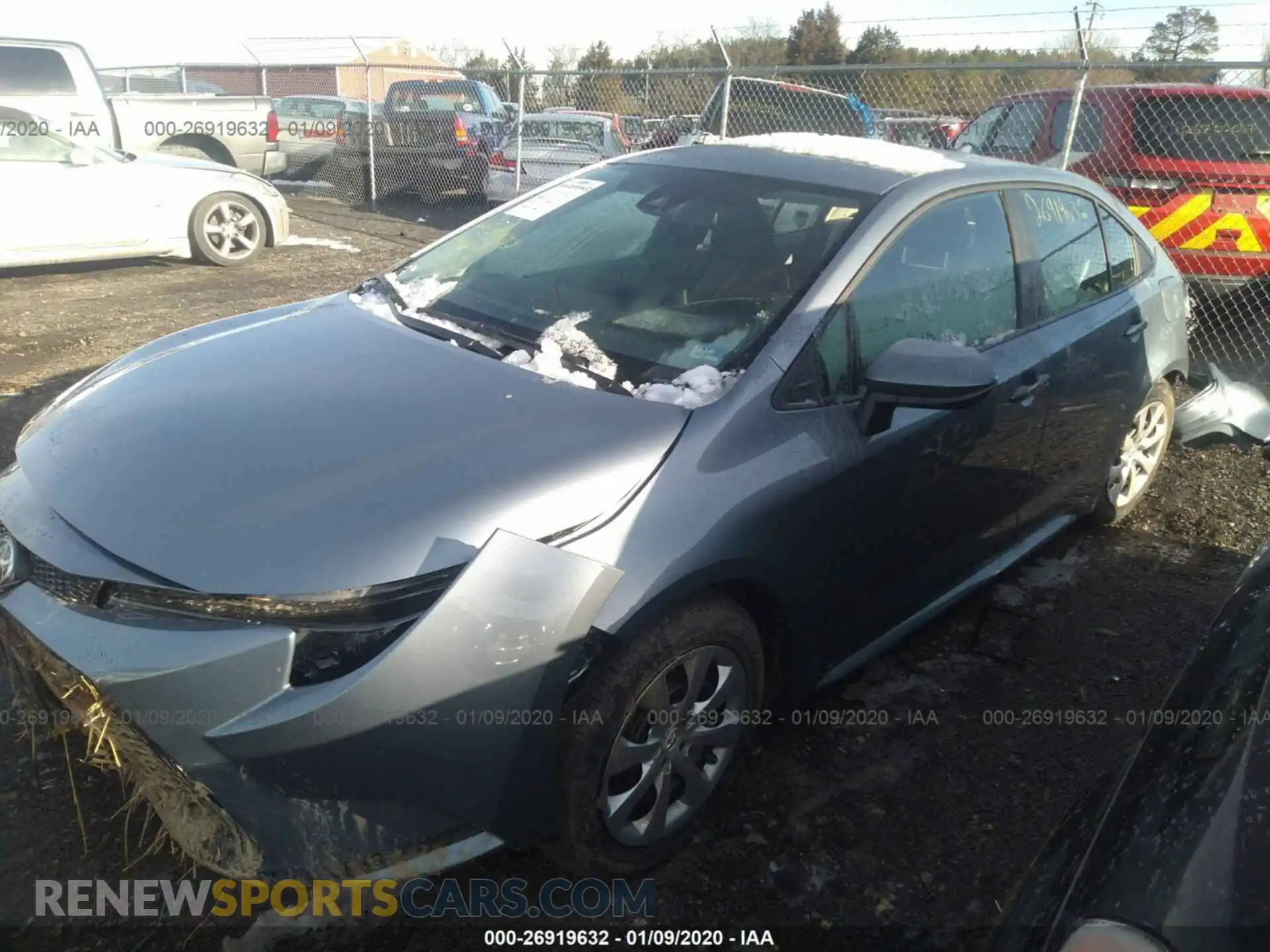 2 Photograph of a damaged car 5YFEPRAE2LP086101 TOYOTA COROLLA 2020