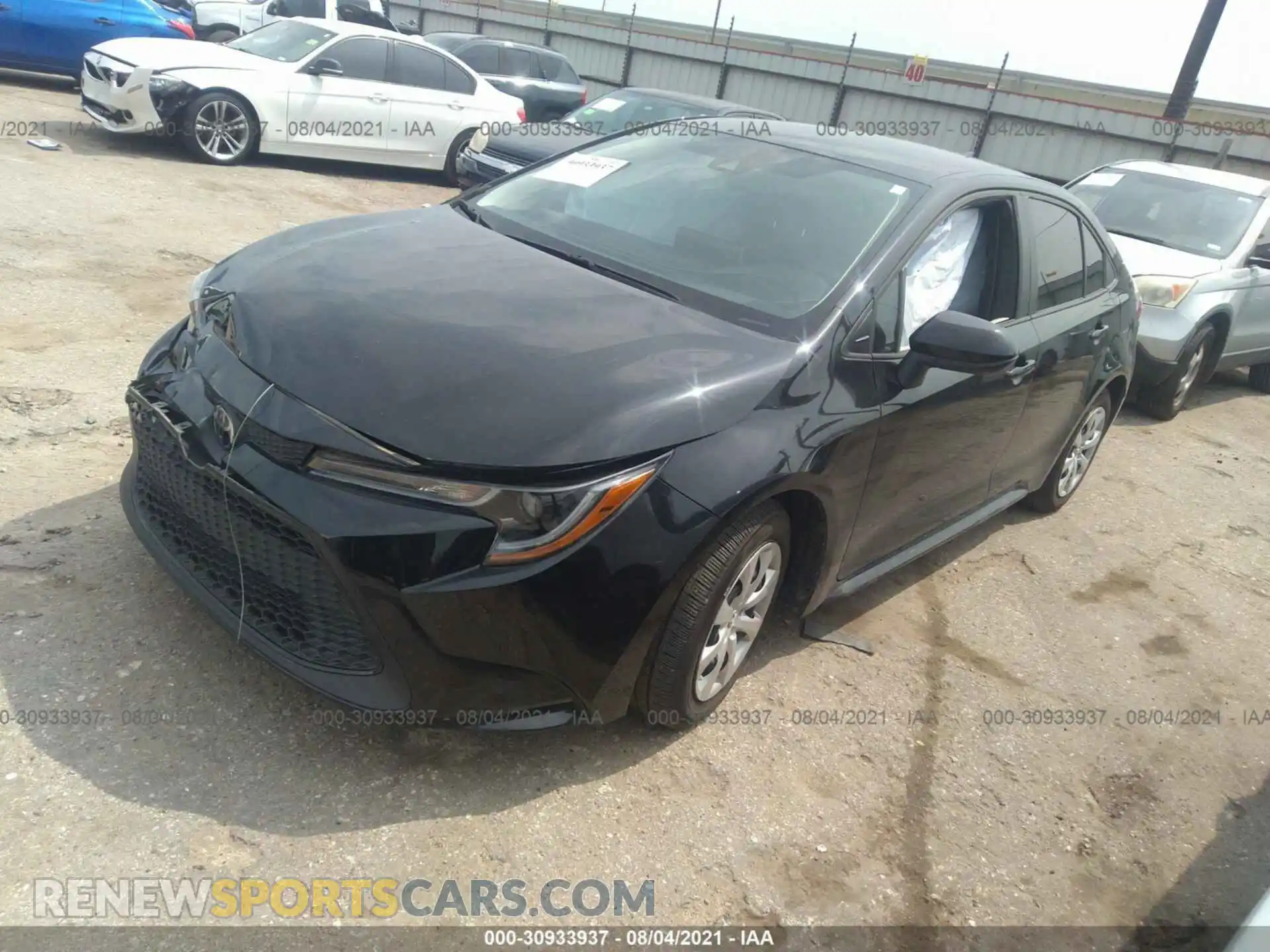 2 Photograph of a damaged car 5YFEPRAE2LP088074 TOYOTA COROLLA 2020