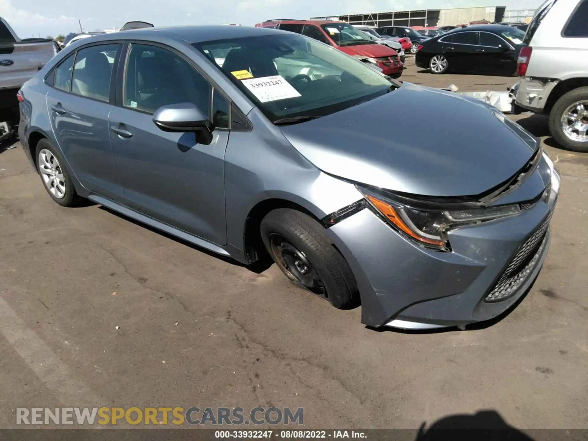 1 Photograph of a damaged car 5YFEPRAE2LP088687 TOYOTA COROLLA 2020