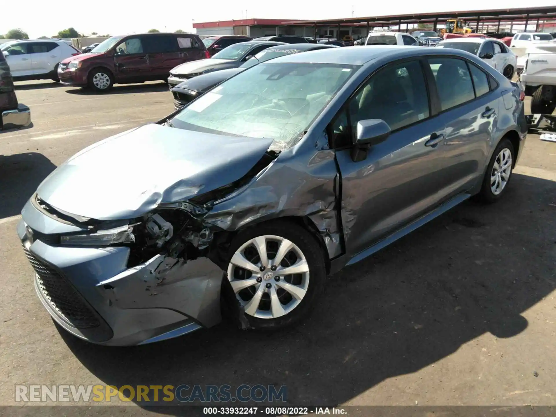 2 Photograph of a damaged car 5YFEPRAE2LP088687 TOYOTA COROLLA 2020