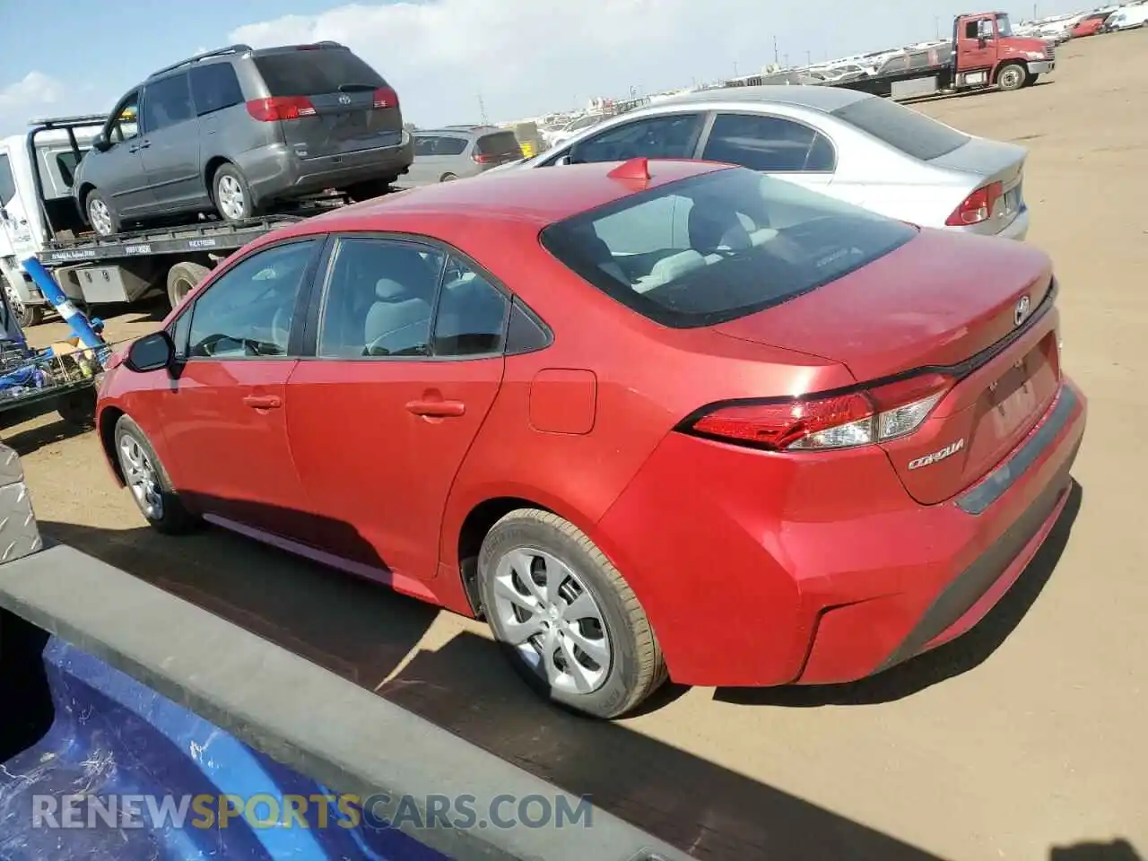 2 Photograph of a damaged car 5YFEPRAE2LP088785 TOYOTA COROLLA 2020